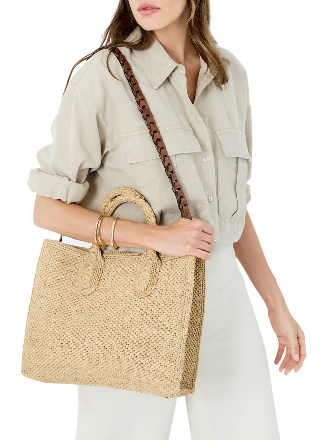 RARY TEA RAFFIA BAG - Image 3