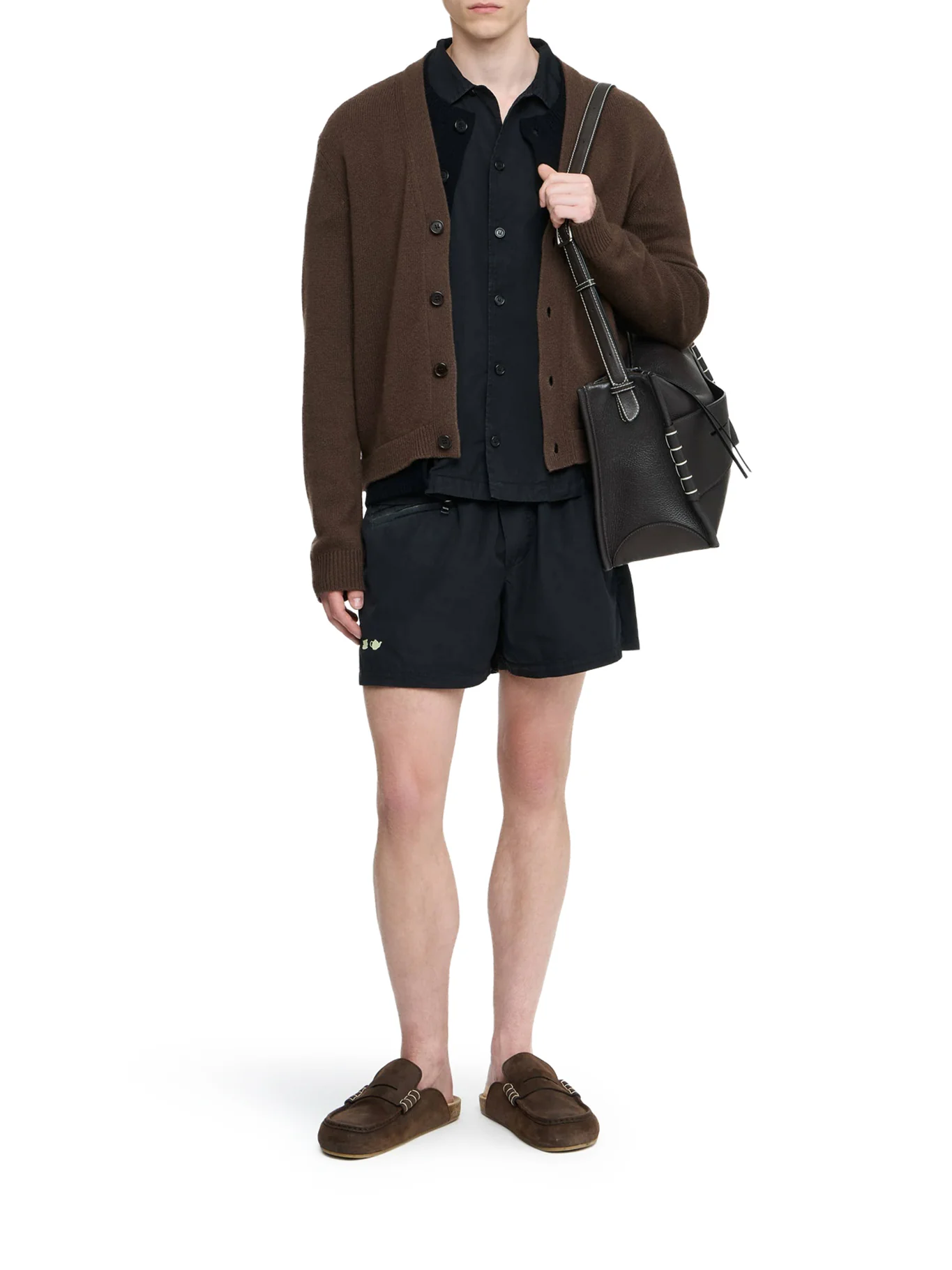 CONTRAST LAYERED CARDIGAN - Image 2