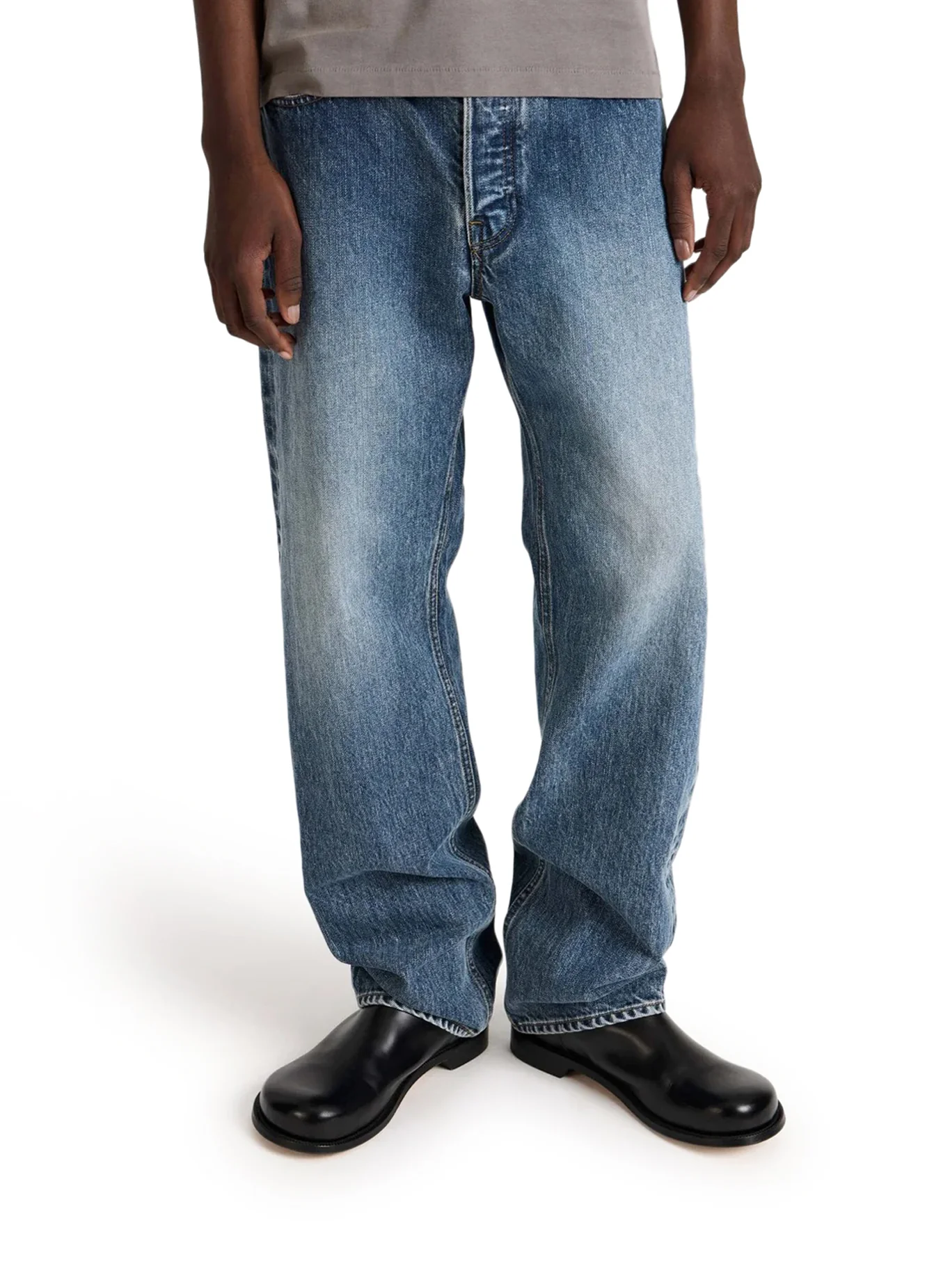 STRAIGHT LEG DENIM JEANS - Image 3