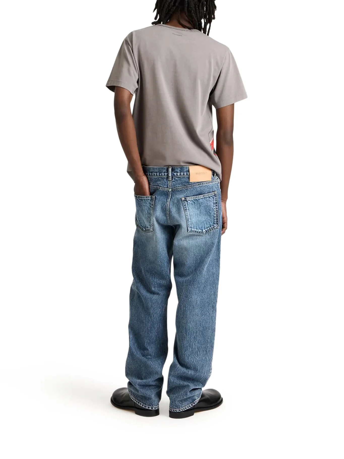 STRAIGHT LEG DENIM JEANS - Image 4