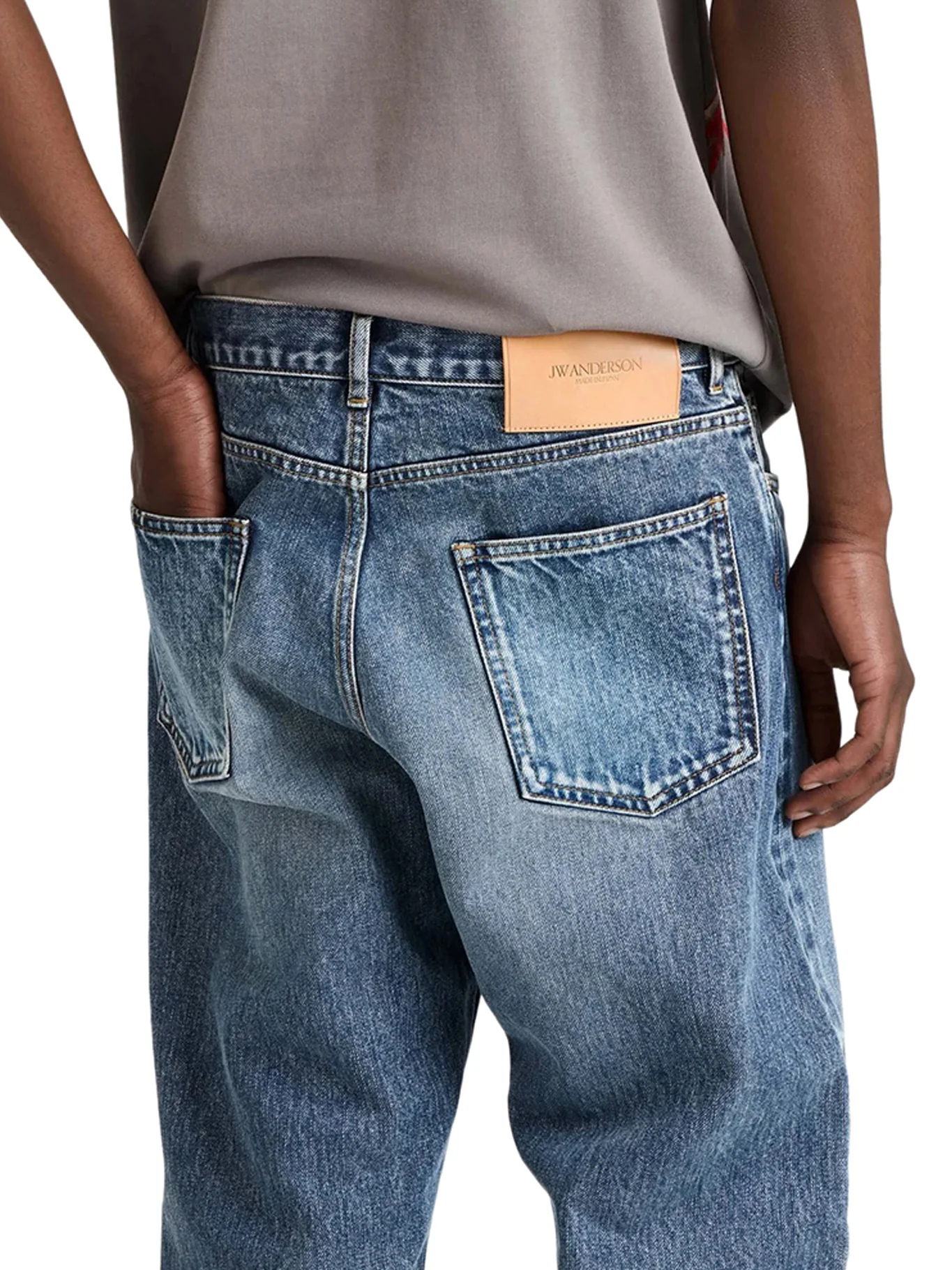 STRAIGHT LEG DENIM JEANS - Image 5