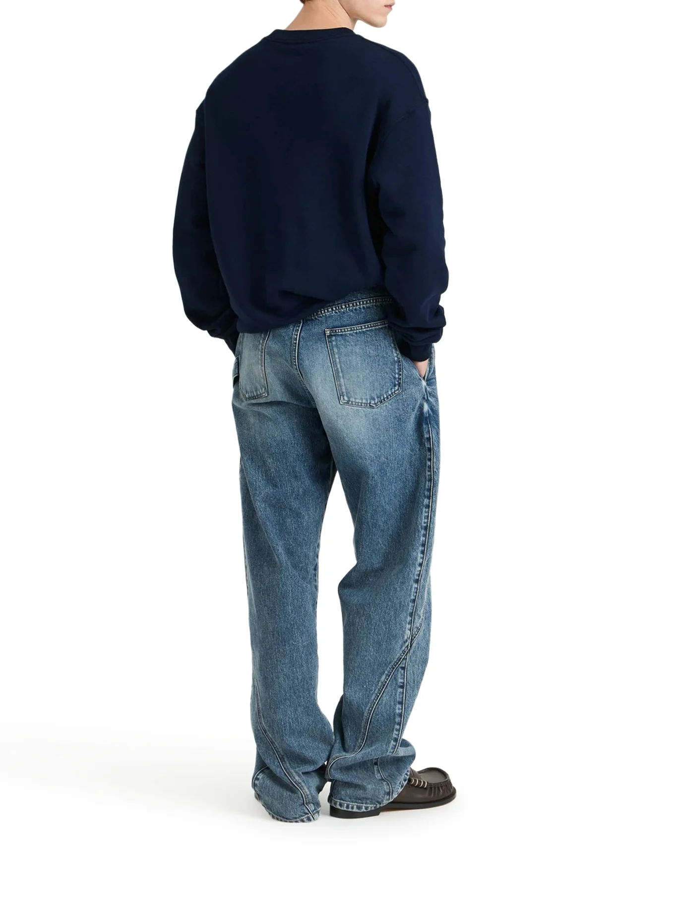 WORKWEAR JEANS WITH OFF-CENTRALIZED CLOSURE - Image 4