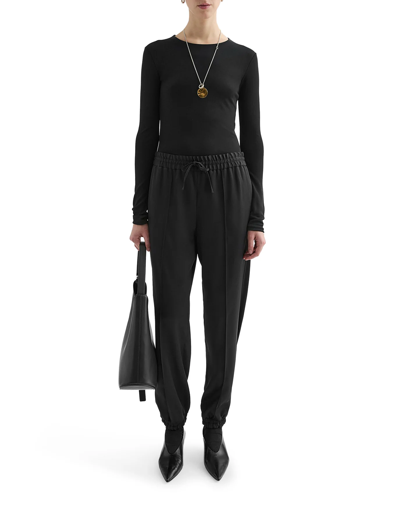 CREW NECK LONG SLEEVE T-SHIRT - Image 2