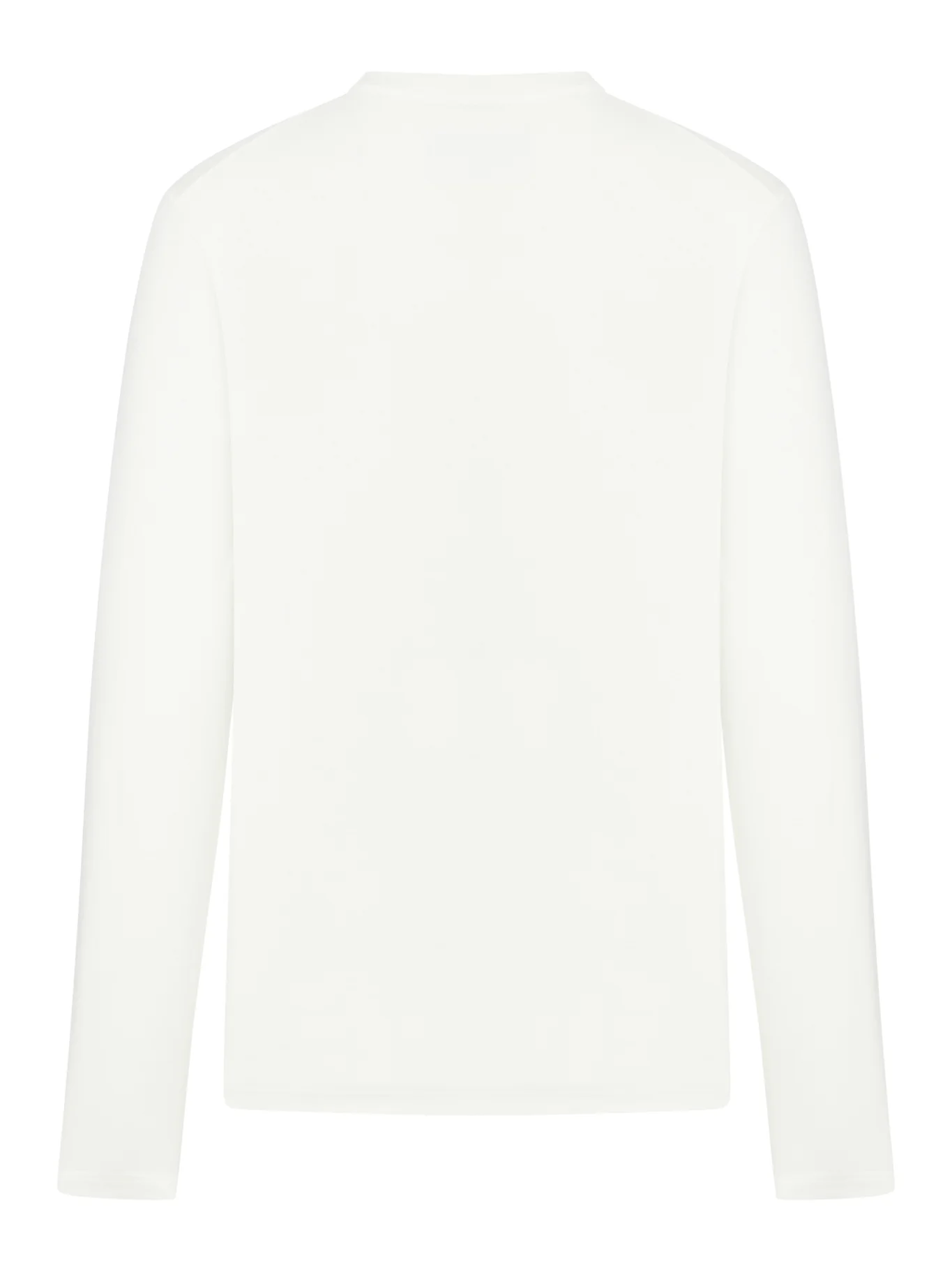 LONG SLEEVE T-SHIRT WITH ROUND NECK AND PRINTED LOGO ON THE CHEST - Image 5