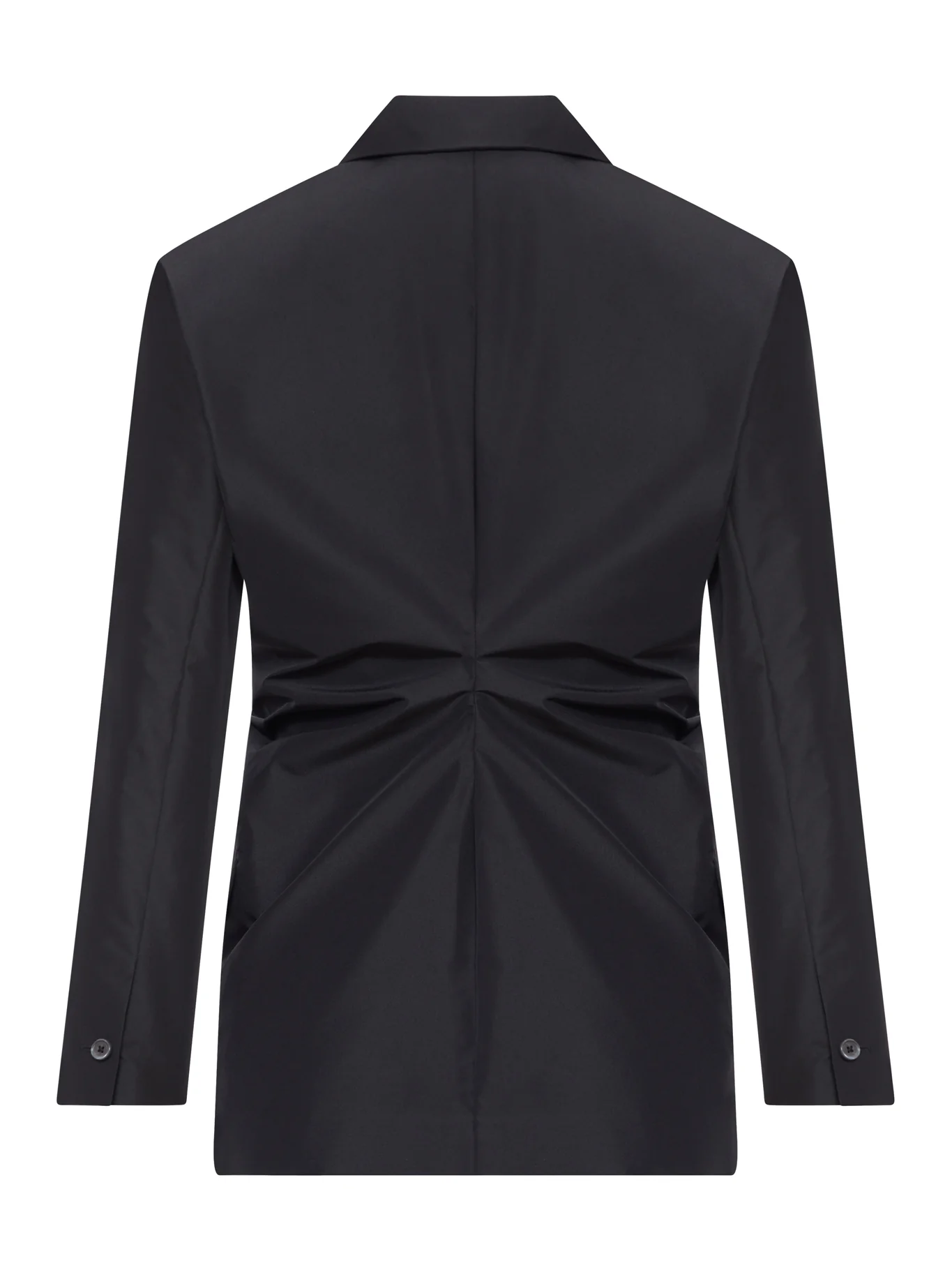 TAILORED BLAZER IN TECHNICAL FABRIC WITH BACK DRAPING - Image 2
