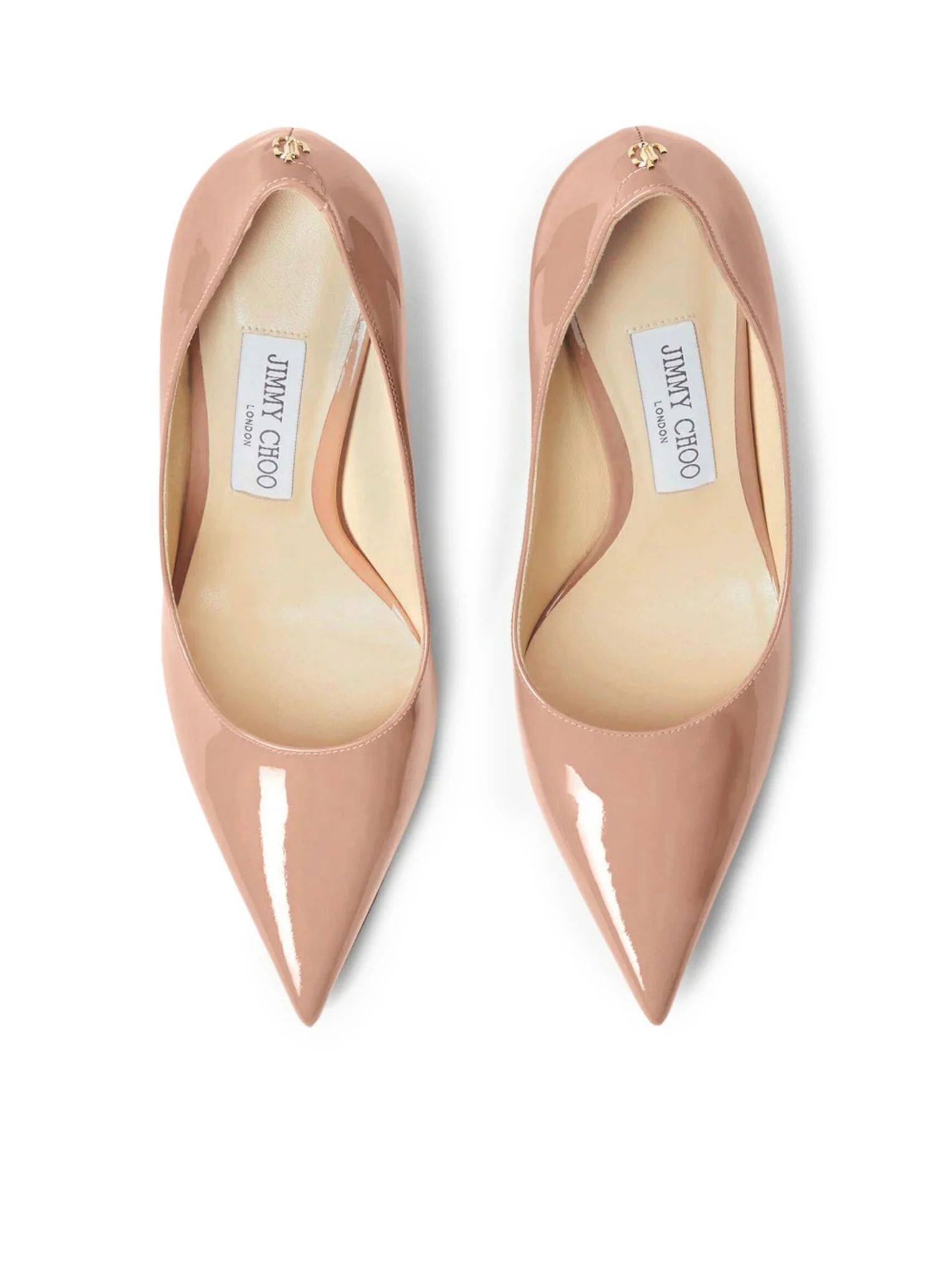 PATENT LEATHER DECOLLETE WITH JC LOGO - Image 3