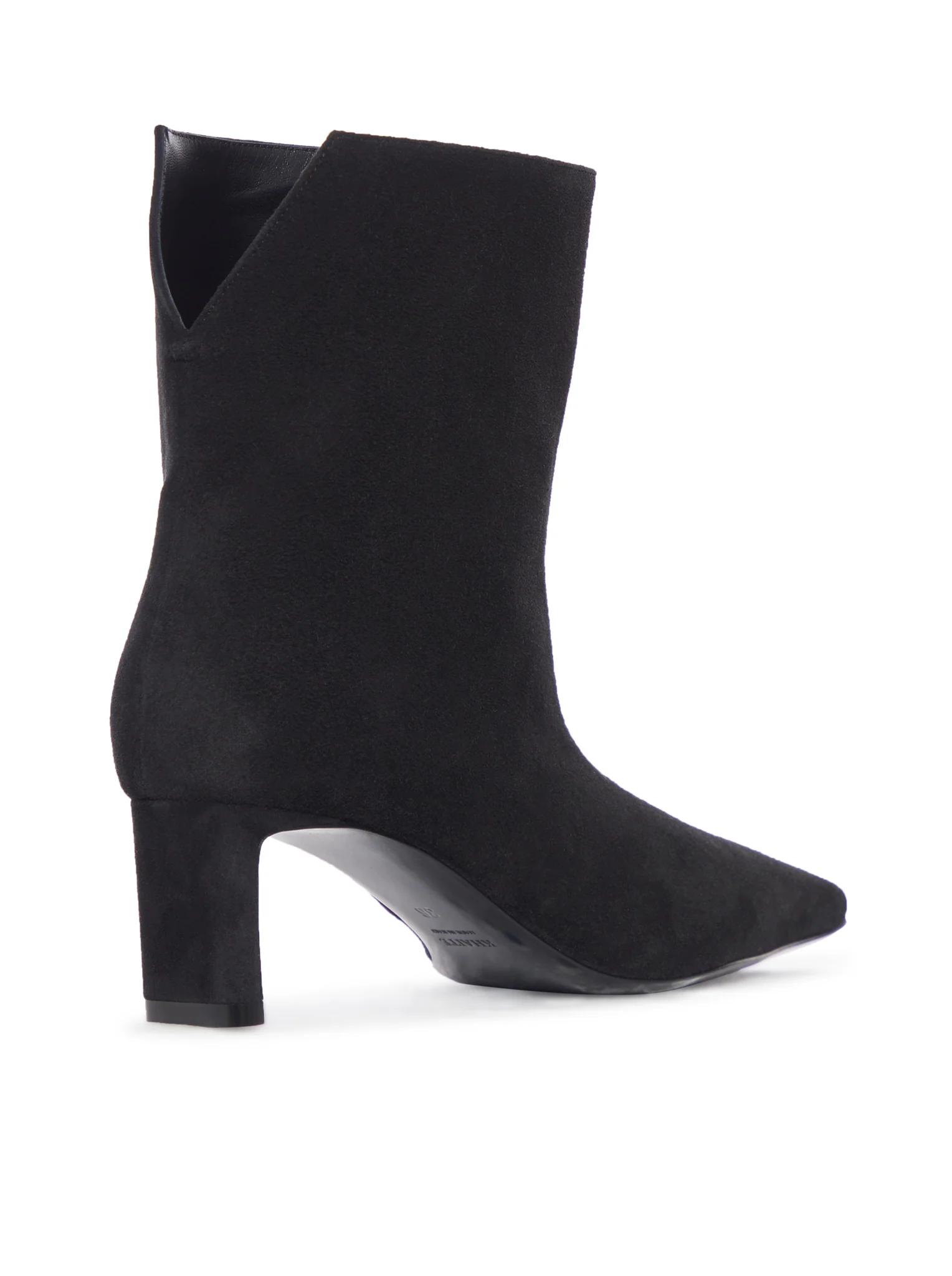 BLACK SUEDE ANKLE BOOTS - Image 3