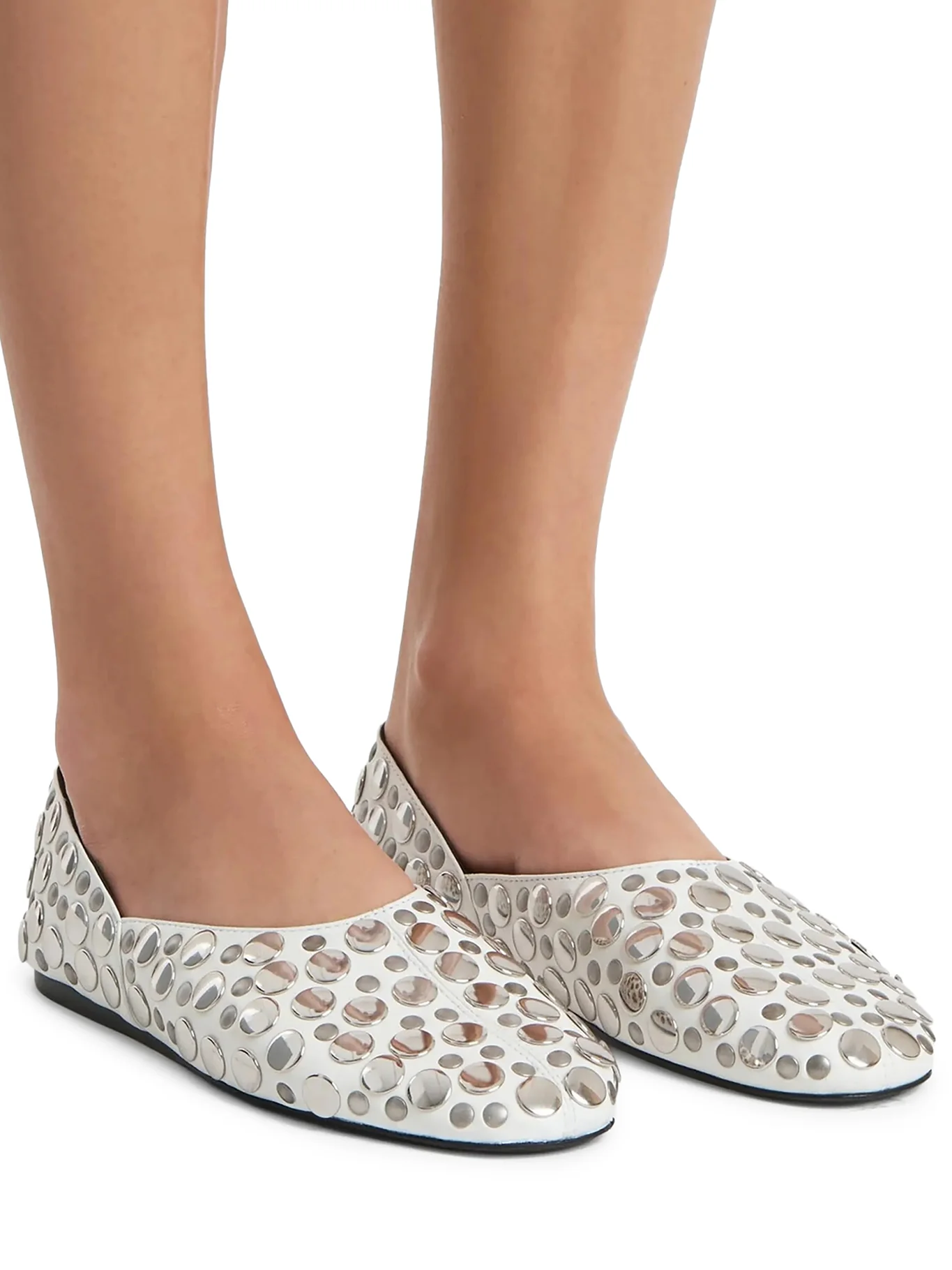 JANE FLAT IN LEATHER - Image 3