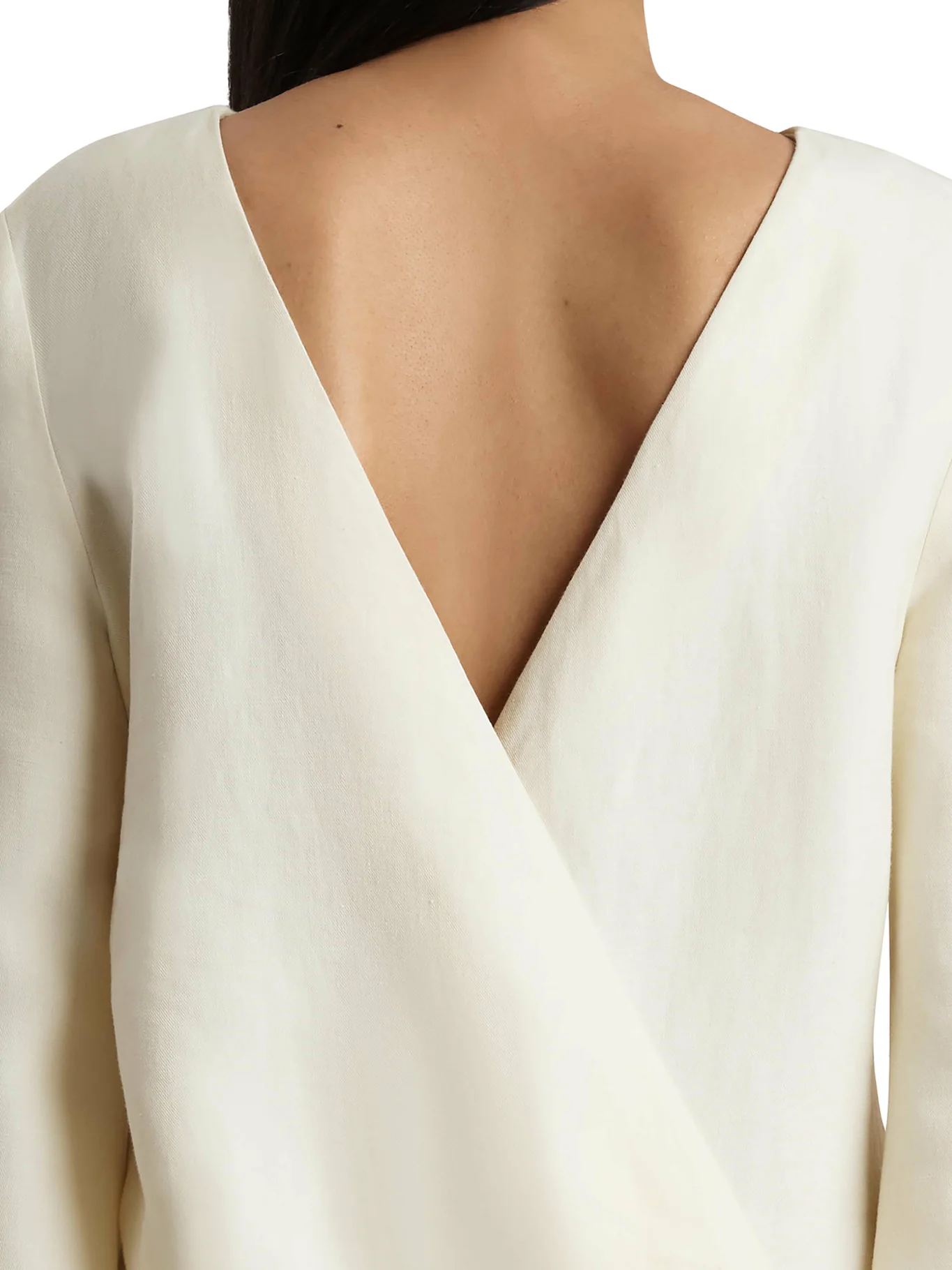 ONIS SHORT LINEN DRESS WITH RUFFLES - Image 5