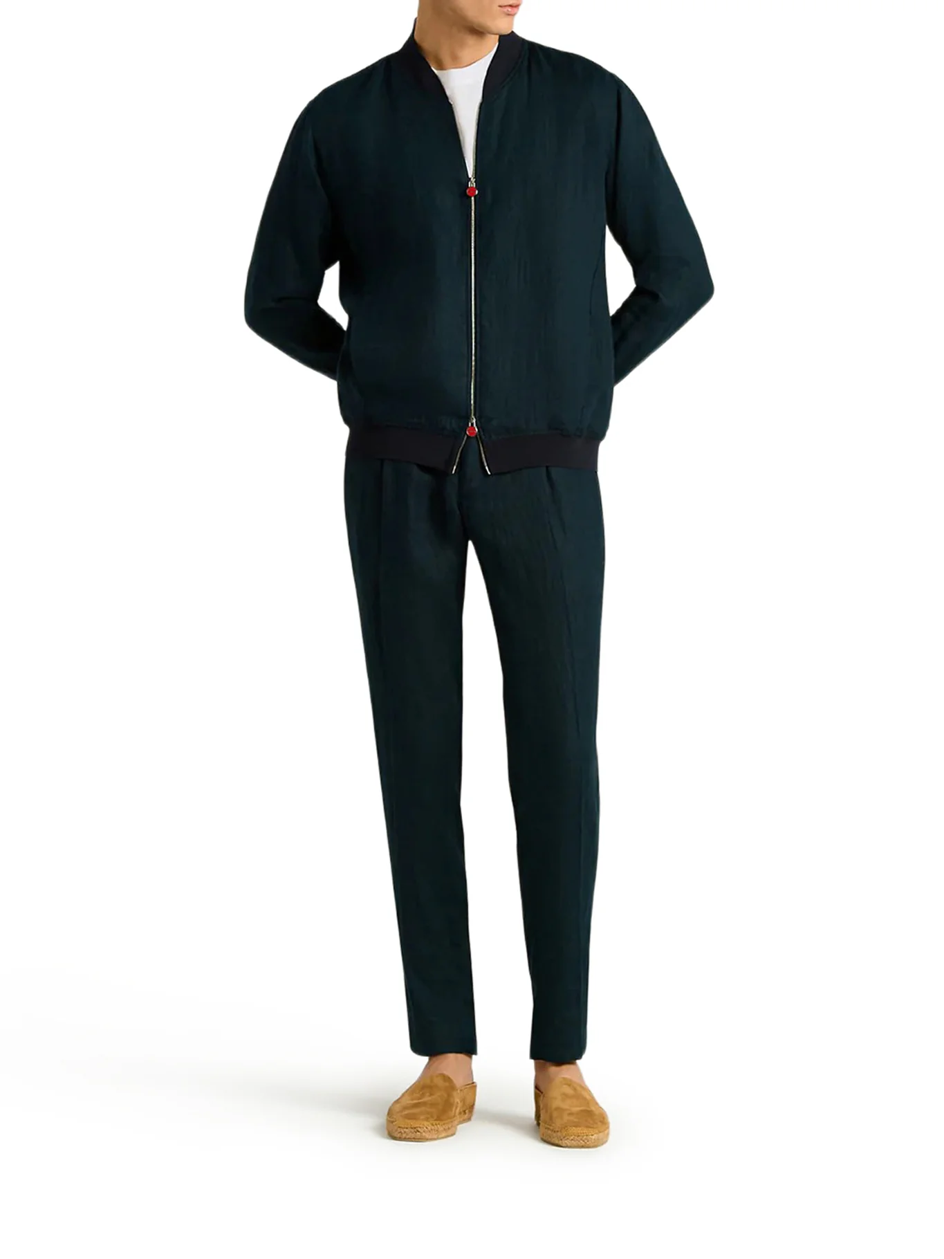 PURE LINEN JACKET WITH ZIP - Image 2