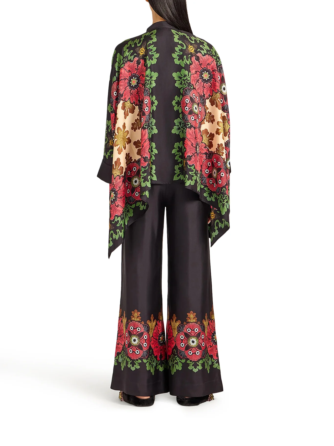 SILK PALAZZO TROUSERS - Image 3