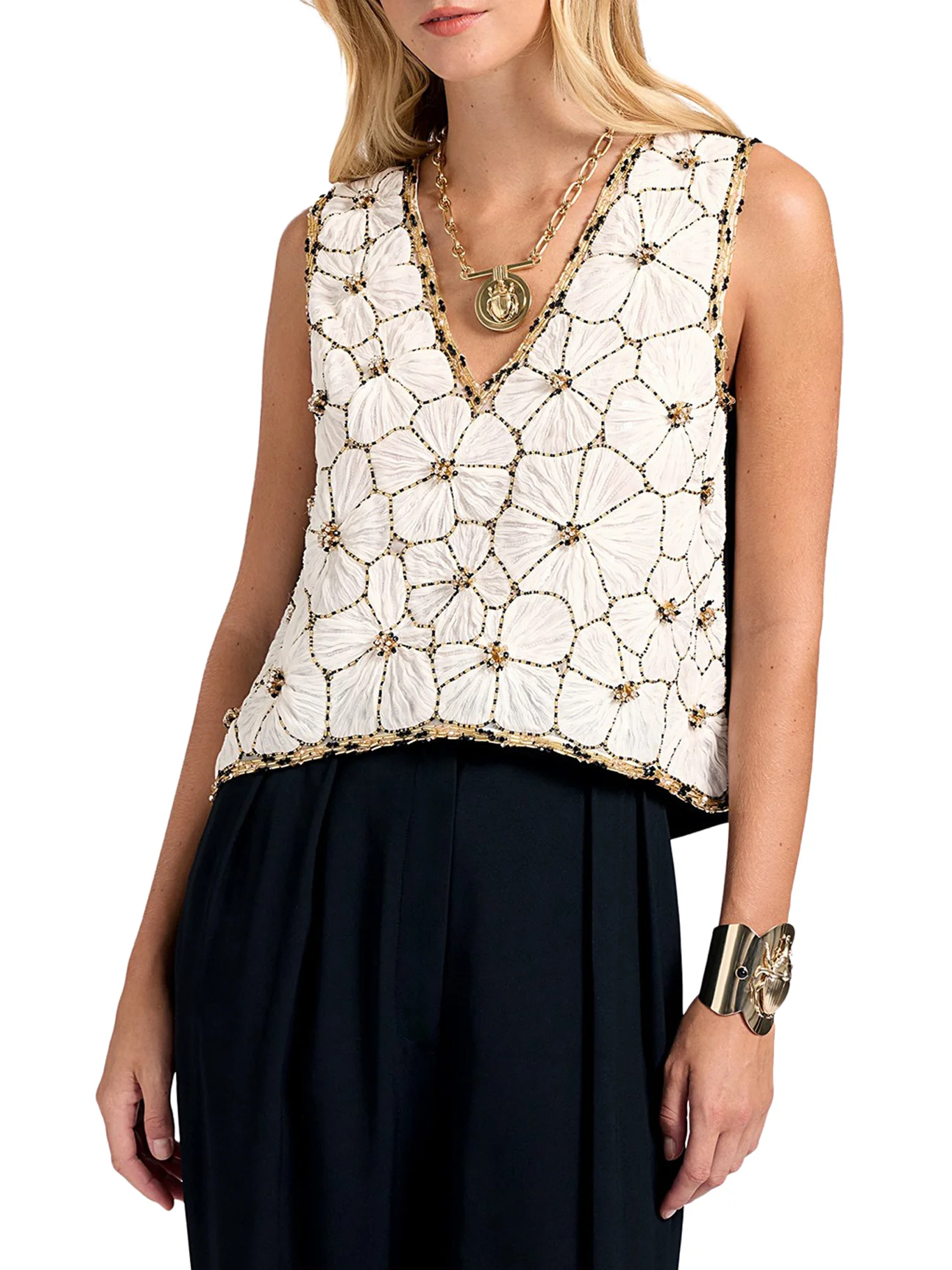 V-NECK SCALA TOP - Image 3