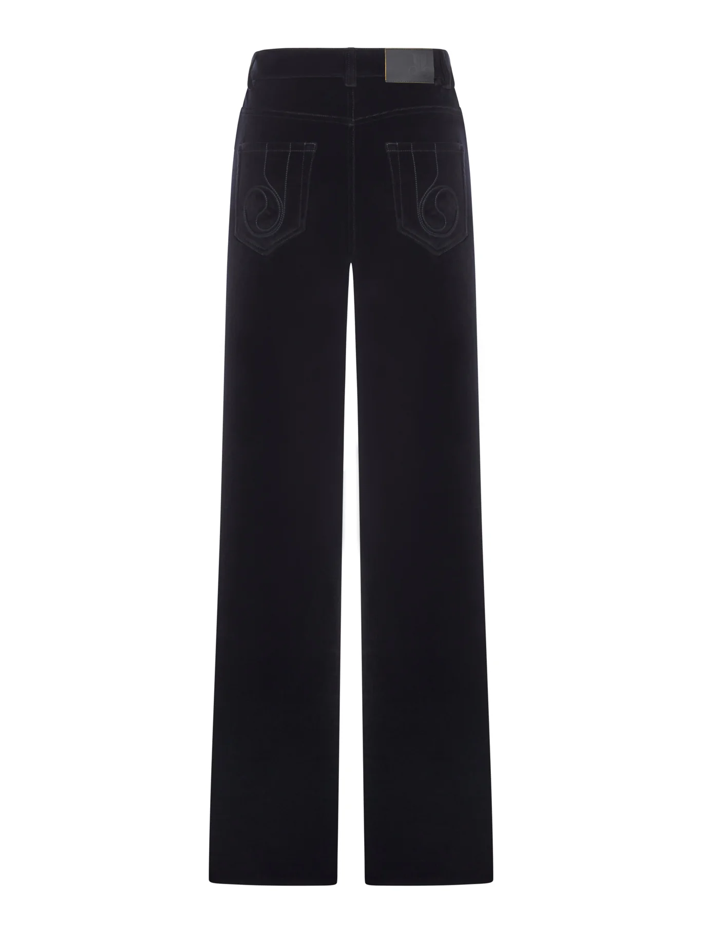 WIDE LEG VELVET PANTS - Image 2