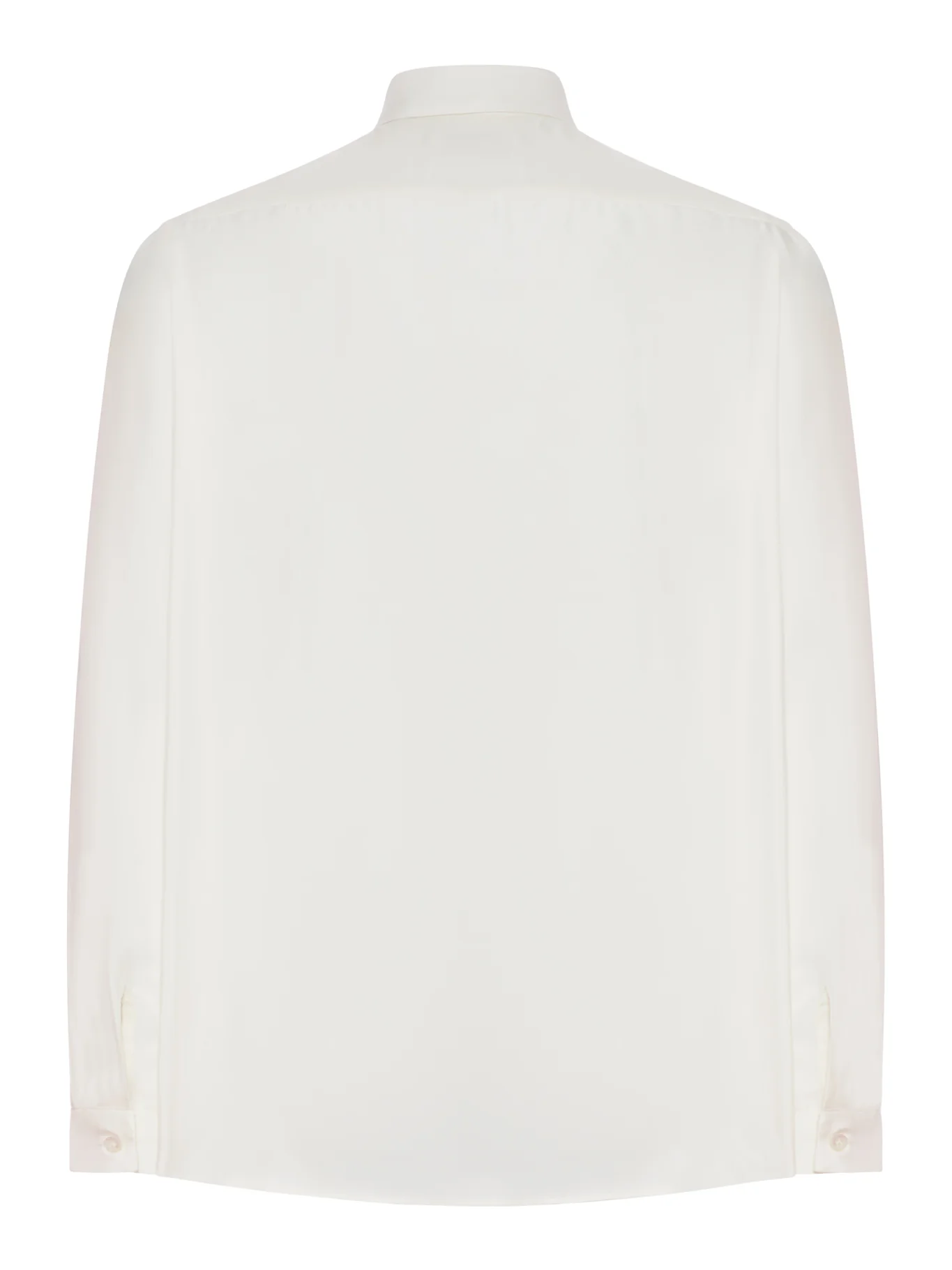 SILK SHIRT WITH HIDDEN BUTTONING - Image 2