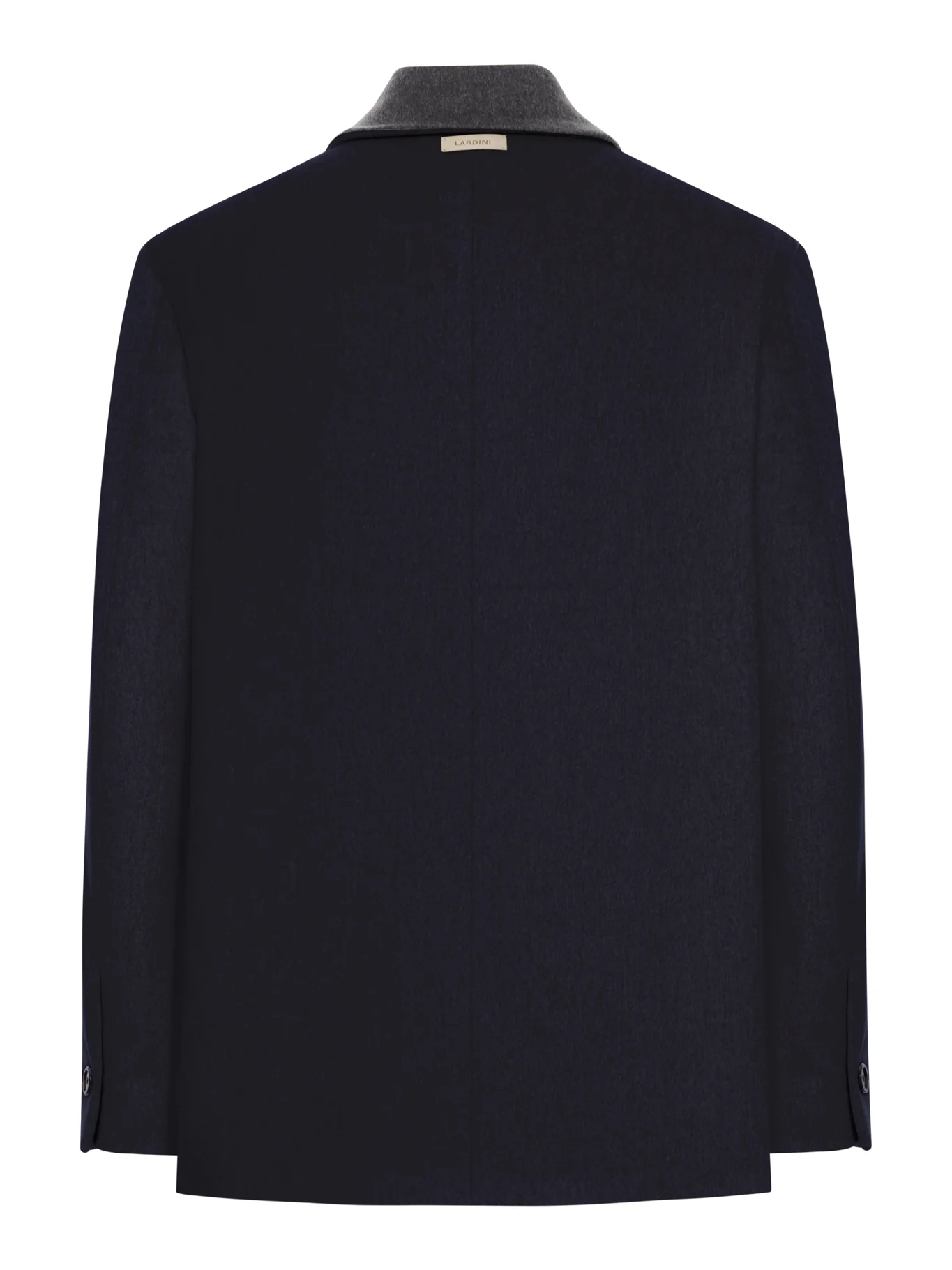 LORO PIANA CAPOLAVORO WOOL JACKET WITH CONTRASTING COLLAR - Image 2