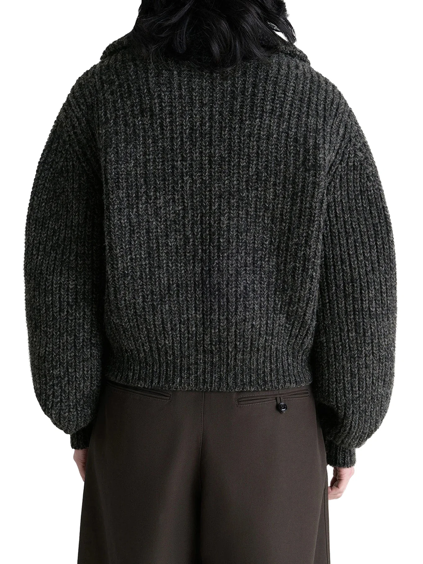 ALPACA ZIP-UP CARDIGAN - Image 4