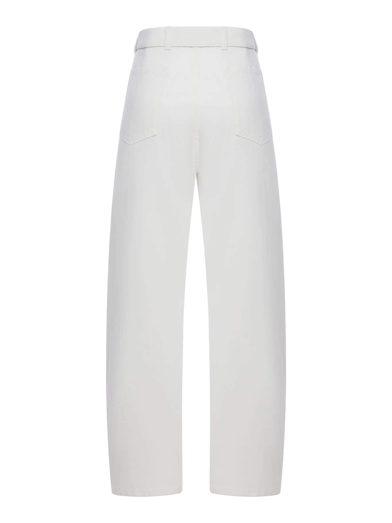 BLEACHED HEAVY DENIM TROUSERS WITH BELT - Image 2