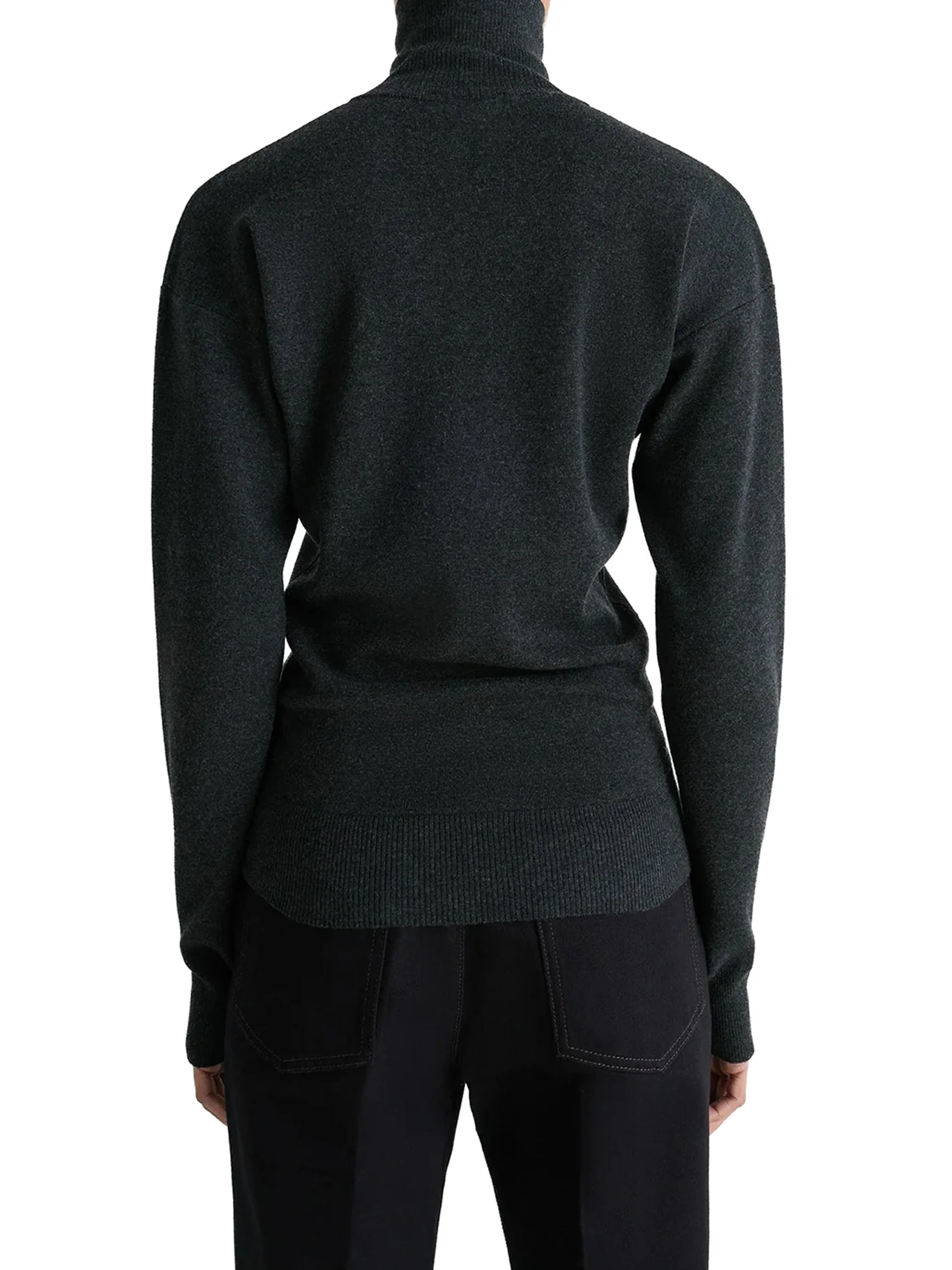 FINE WOOL BUTTONED CARDIGAN - Image 4