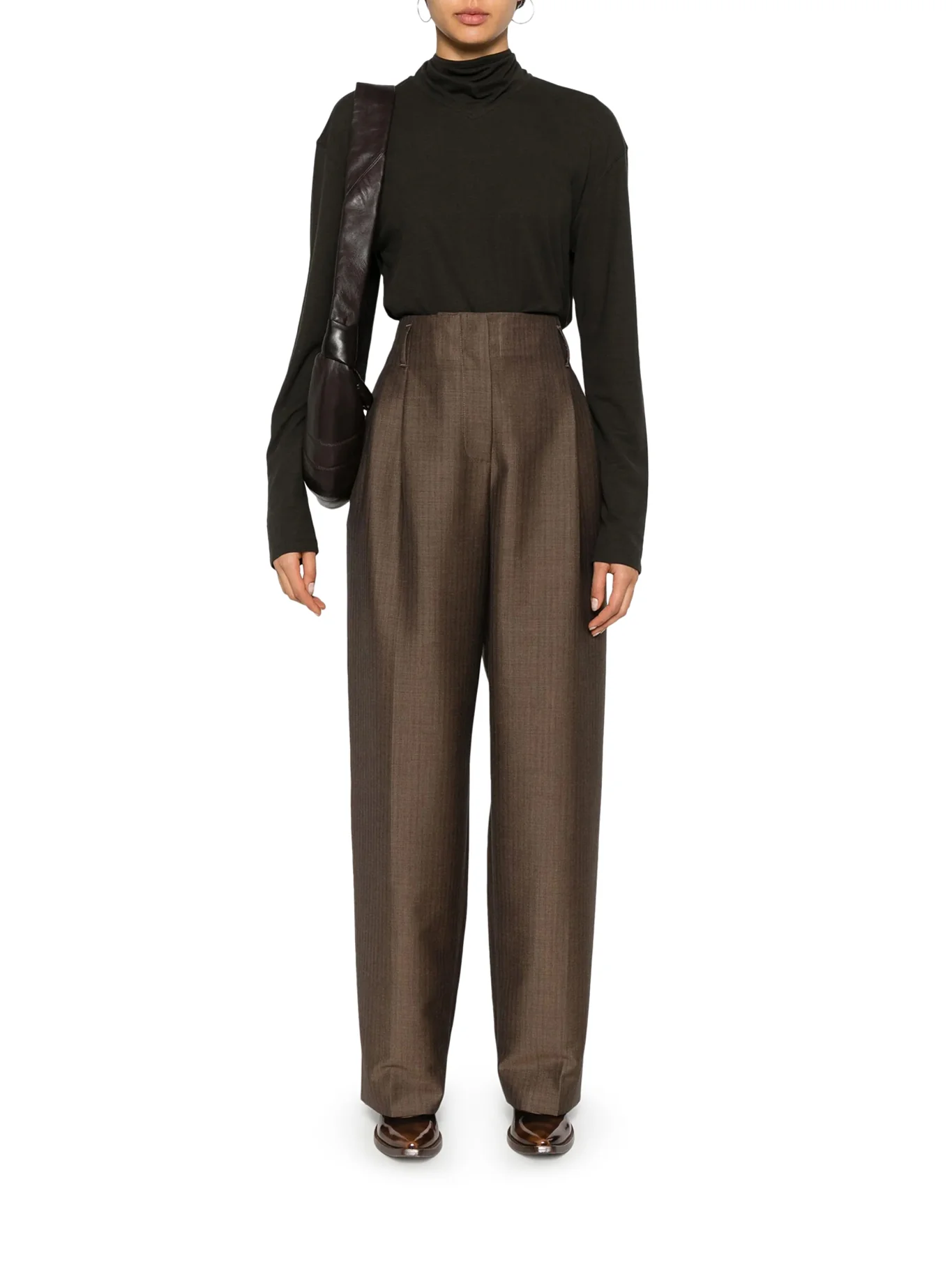LONG SLEEVED TOP WITH SCARF DETAIL - Image 2
