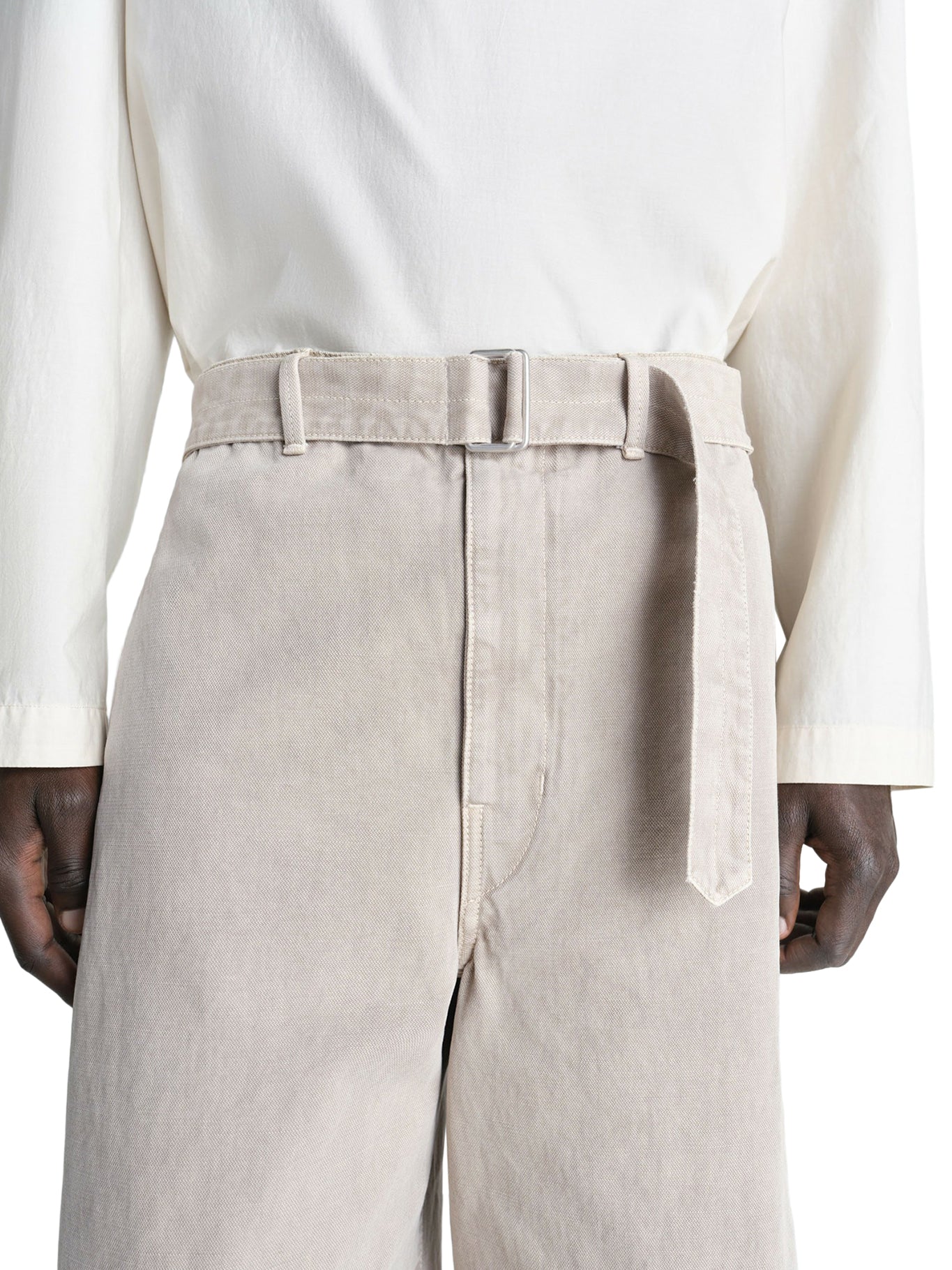 SNOW-EFFECT DENIM BERMUDA SHORTS - Image 5