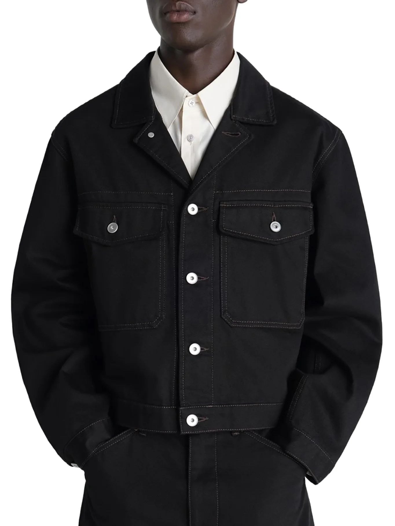 TRUCKER JACKET IN HEAVY DENIM - Image 3
