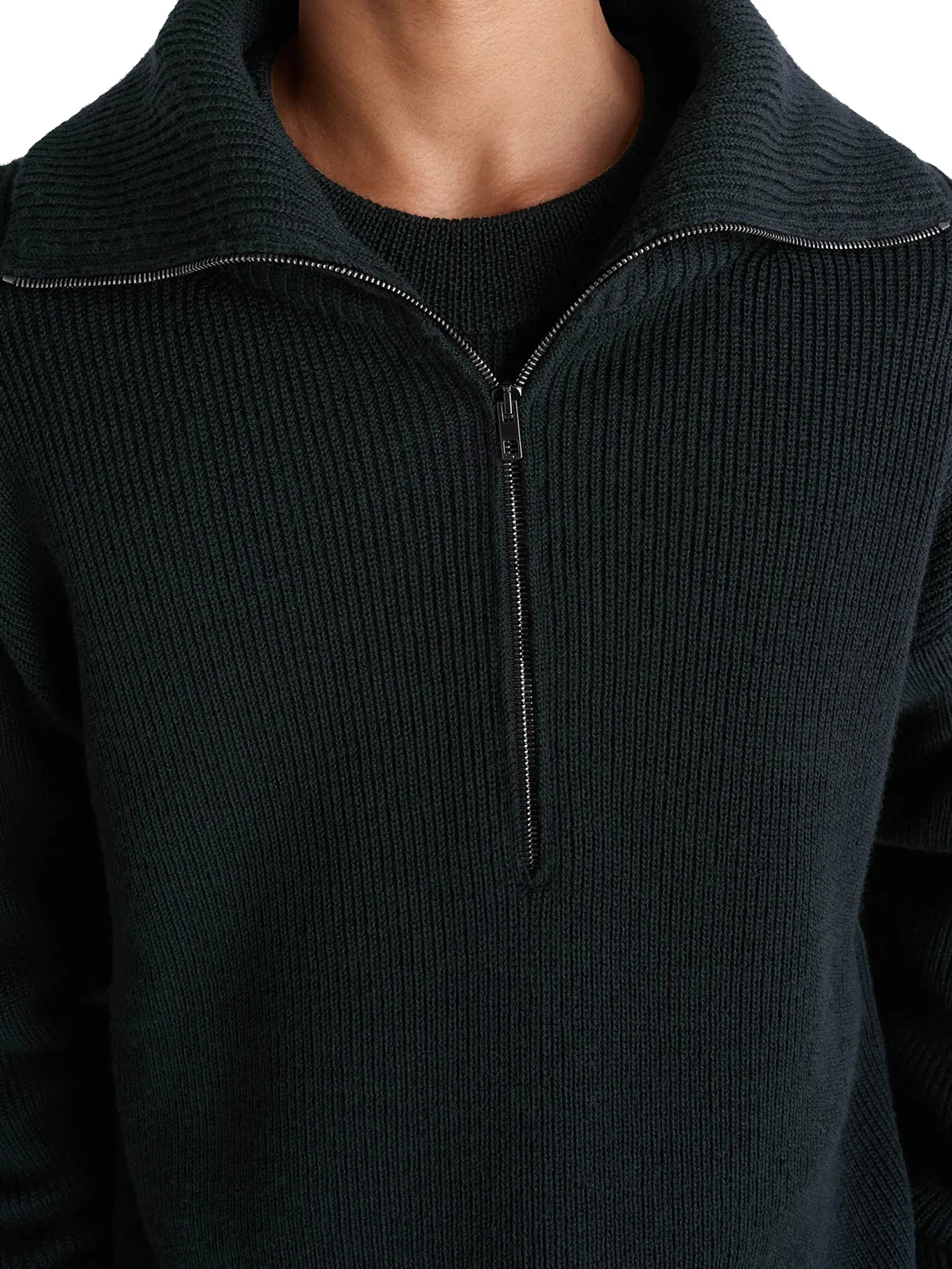 WOOL SWEATER WITH ZIP - Image 6
