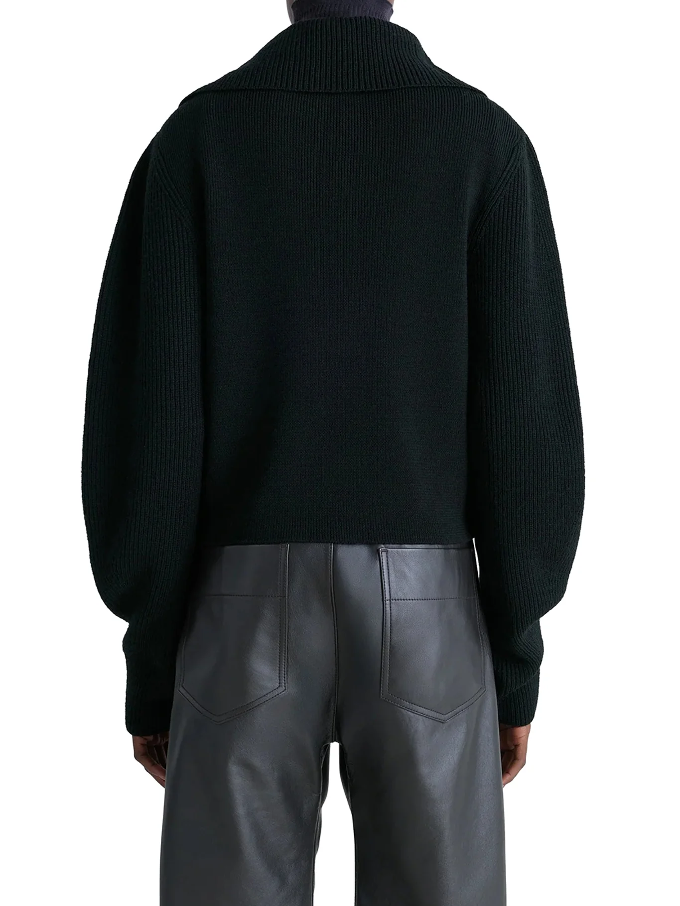 WOOL ZIP-UP SWEATER - Image 4