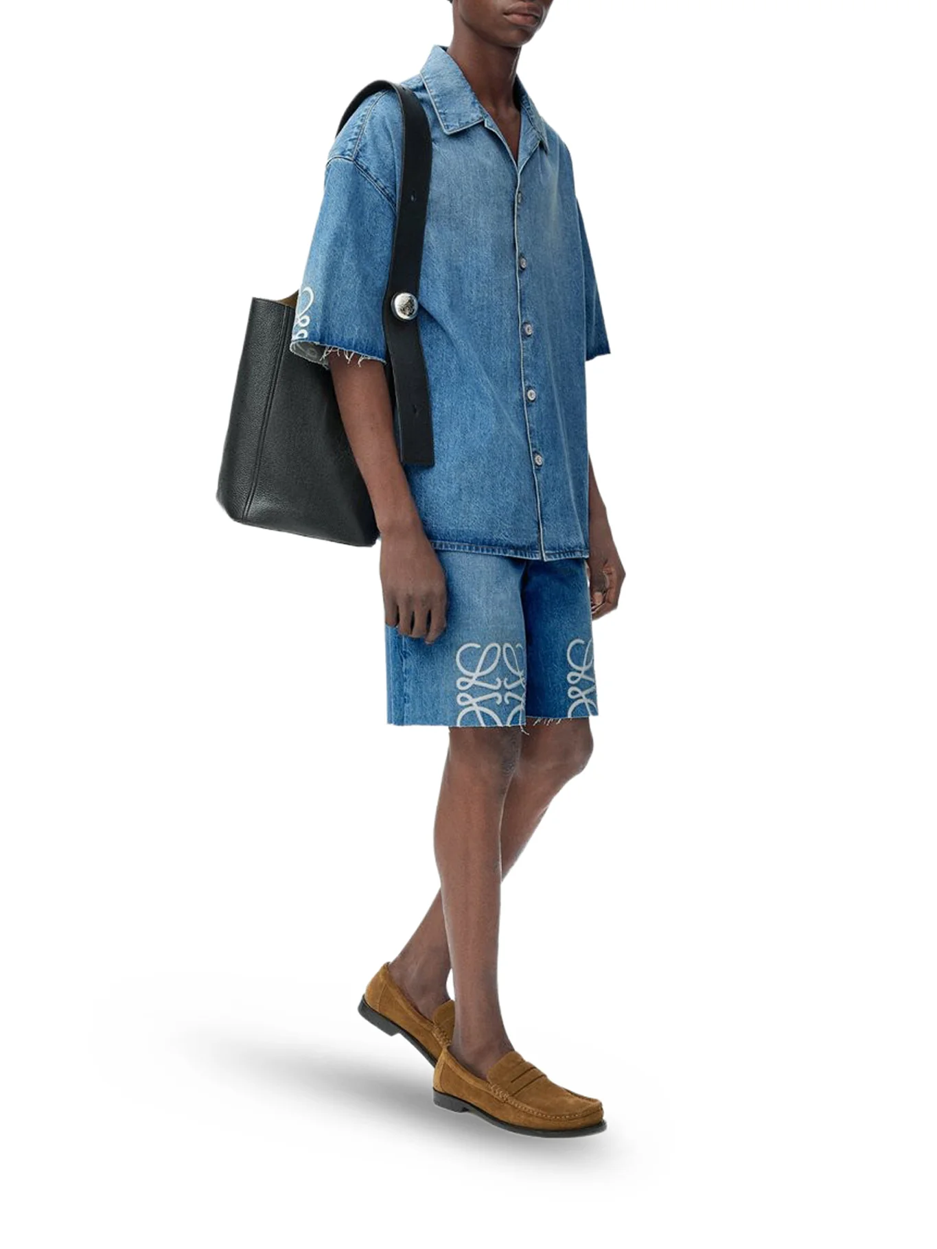 ANAGRAM DENIM SHORT SLEEVE SHIRT - Image 2