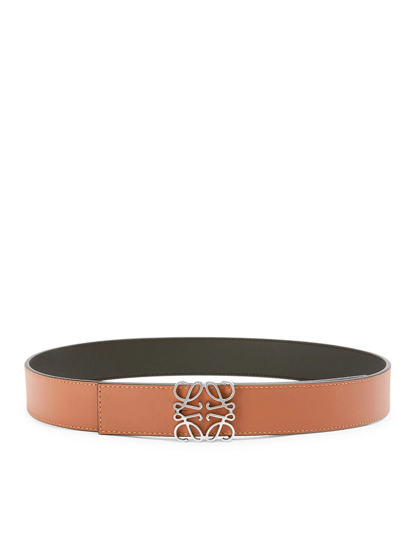 ANAGRAM REVERSIBLE BELT IN SMOOTH CALFSKIN - Image 2