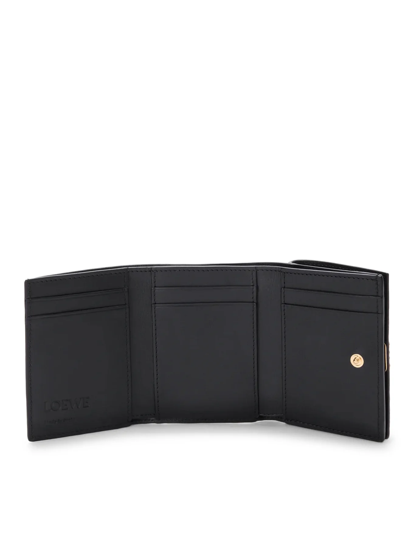 ANAGRAM TRIFOLD WALLET IN HAMMERED CALFSKIN LEATHER - Image 3
