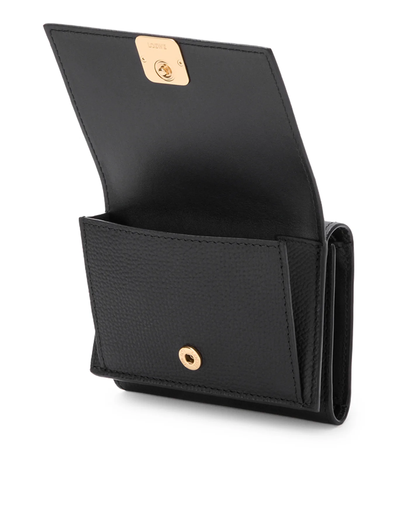 ANAGRAM TRIFOLD WALLET IN HAMMERED CALFSKIN LEATHER - Image 5