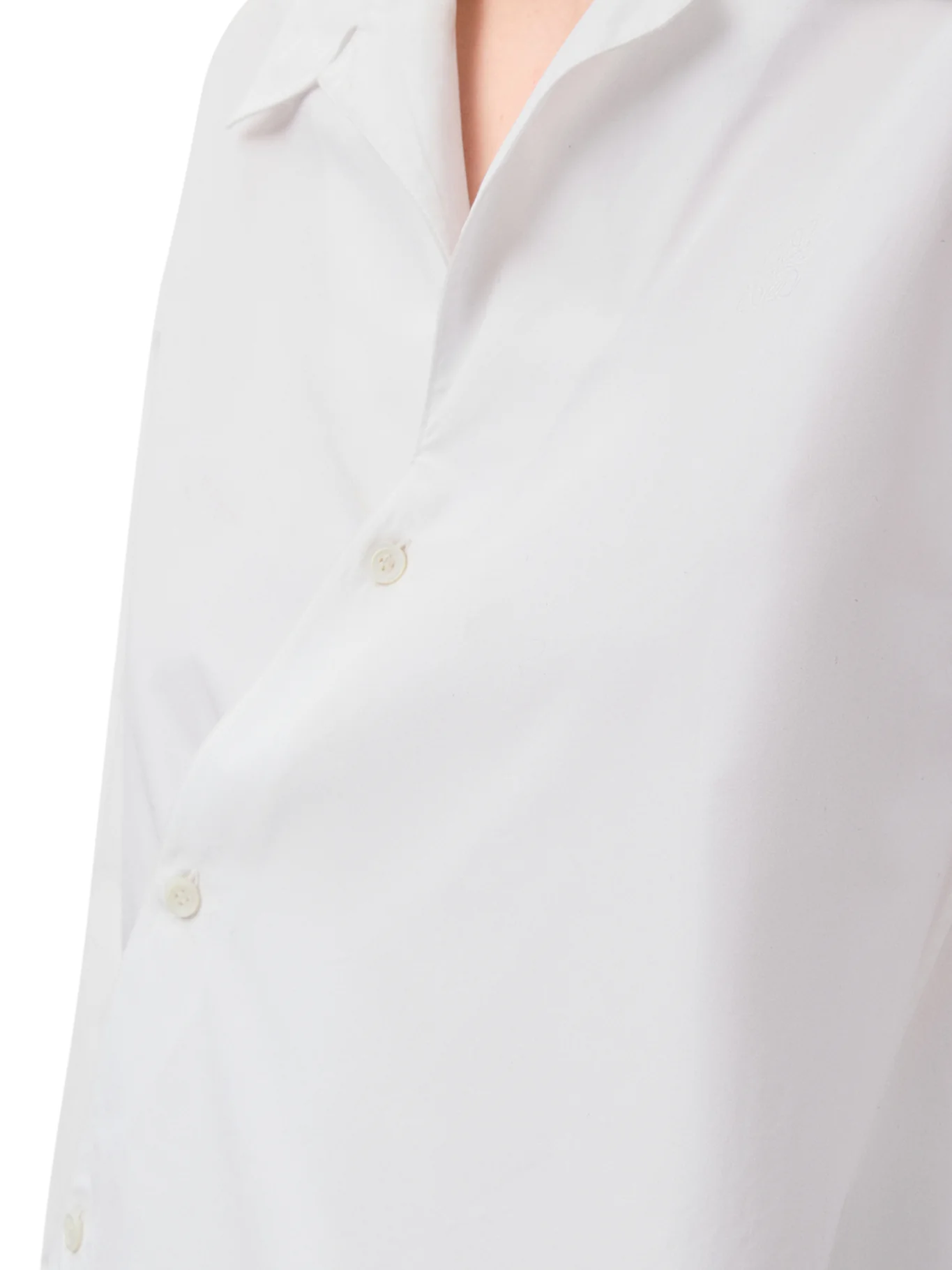 ASYMMETRIC COTTON POPLIN SHIRT - Image 5