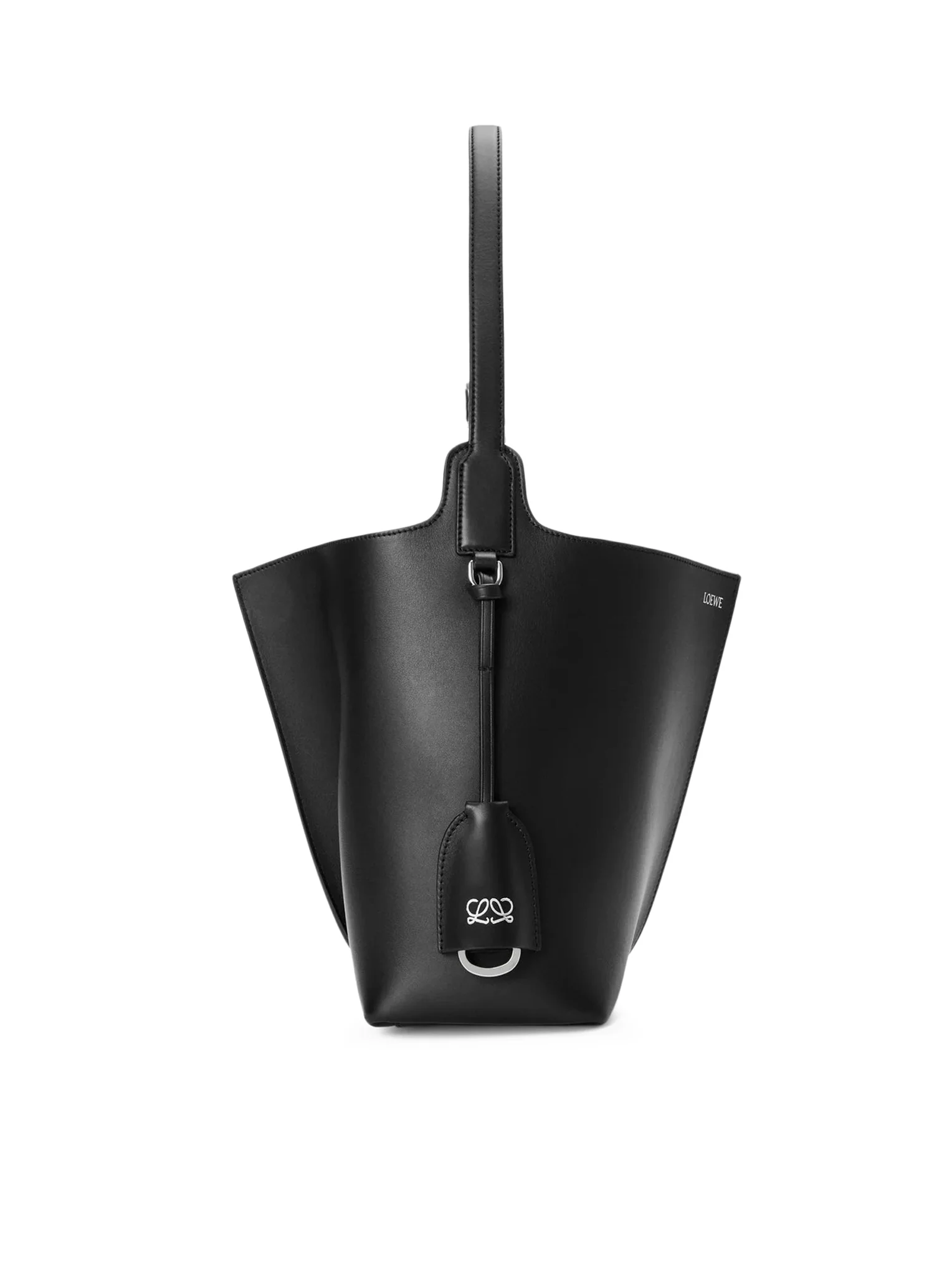 BILBAO MEDIUM BUCKET BAG IN SMOOTH CALFSKIN - Image 8