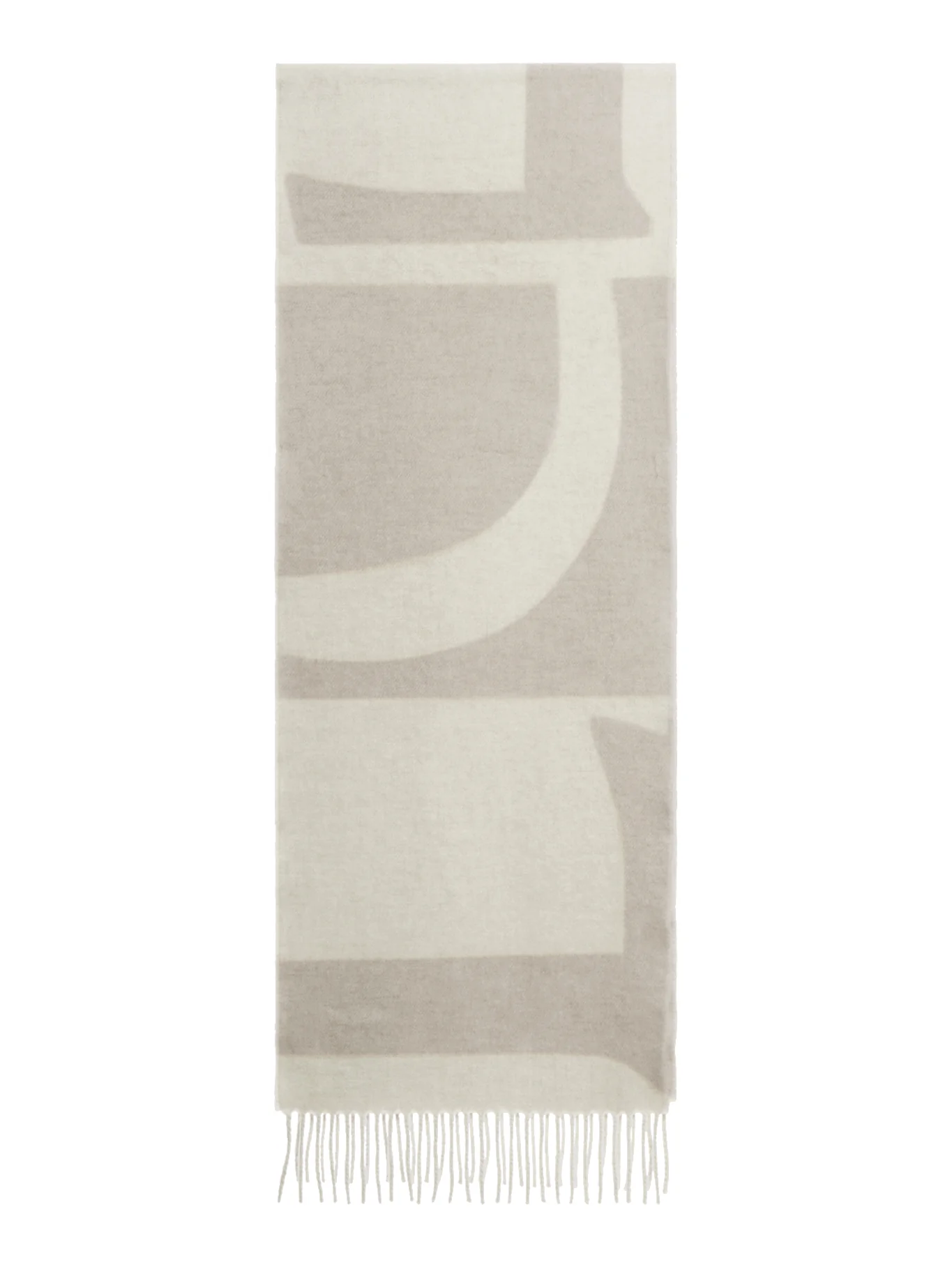 CASHMERE JACQUARD LOGO SCARF - Image 2