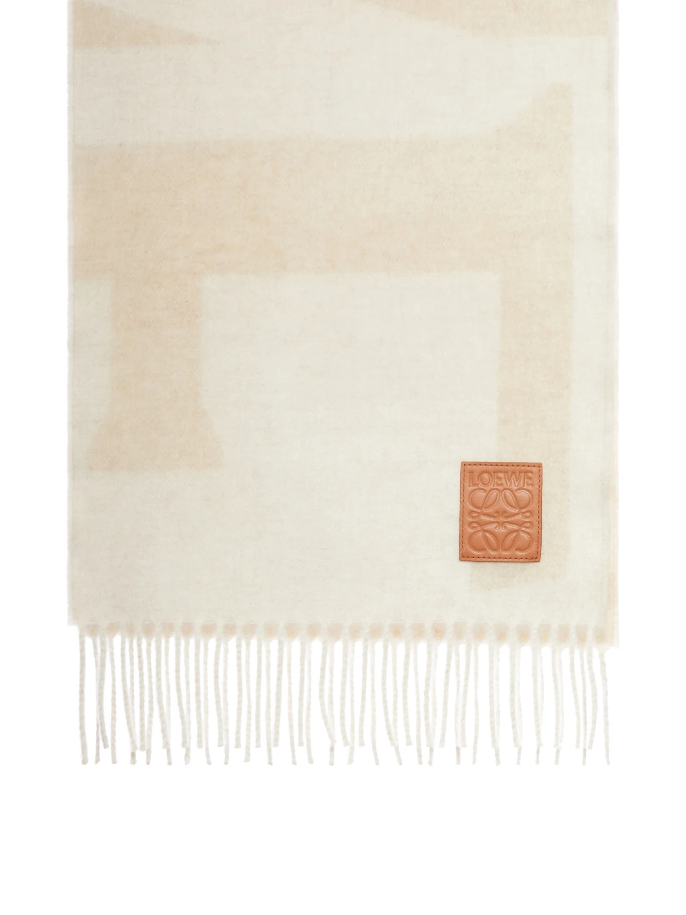 CASHMERE JACQUARD LOGO SCARF - Image 3