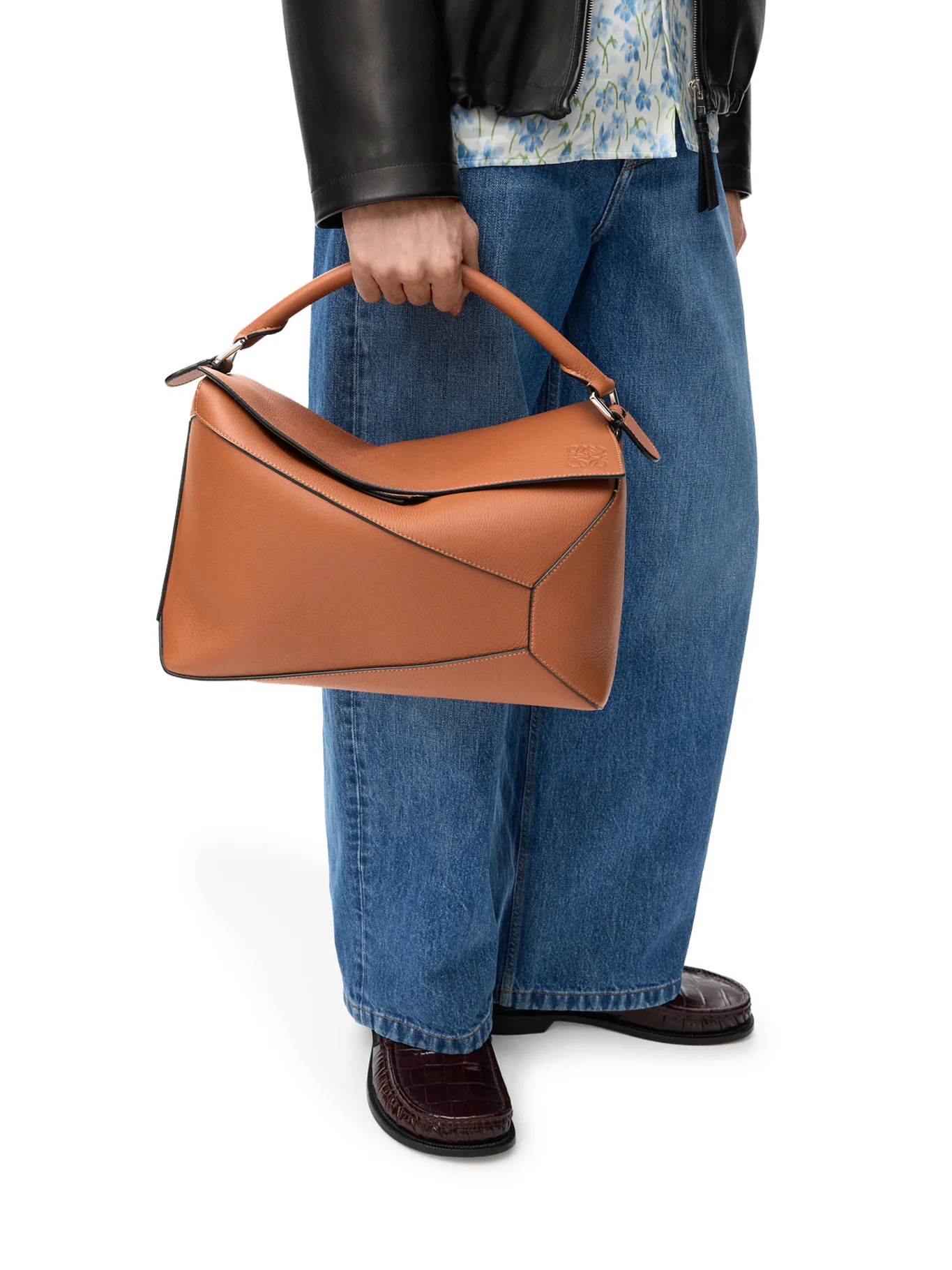 LARGE CLASSIC CALFSKIN PUZZLE BAG - Image 5