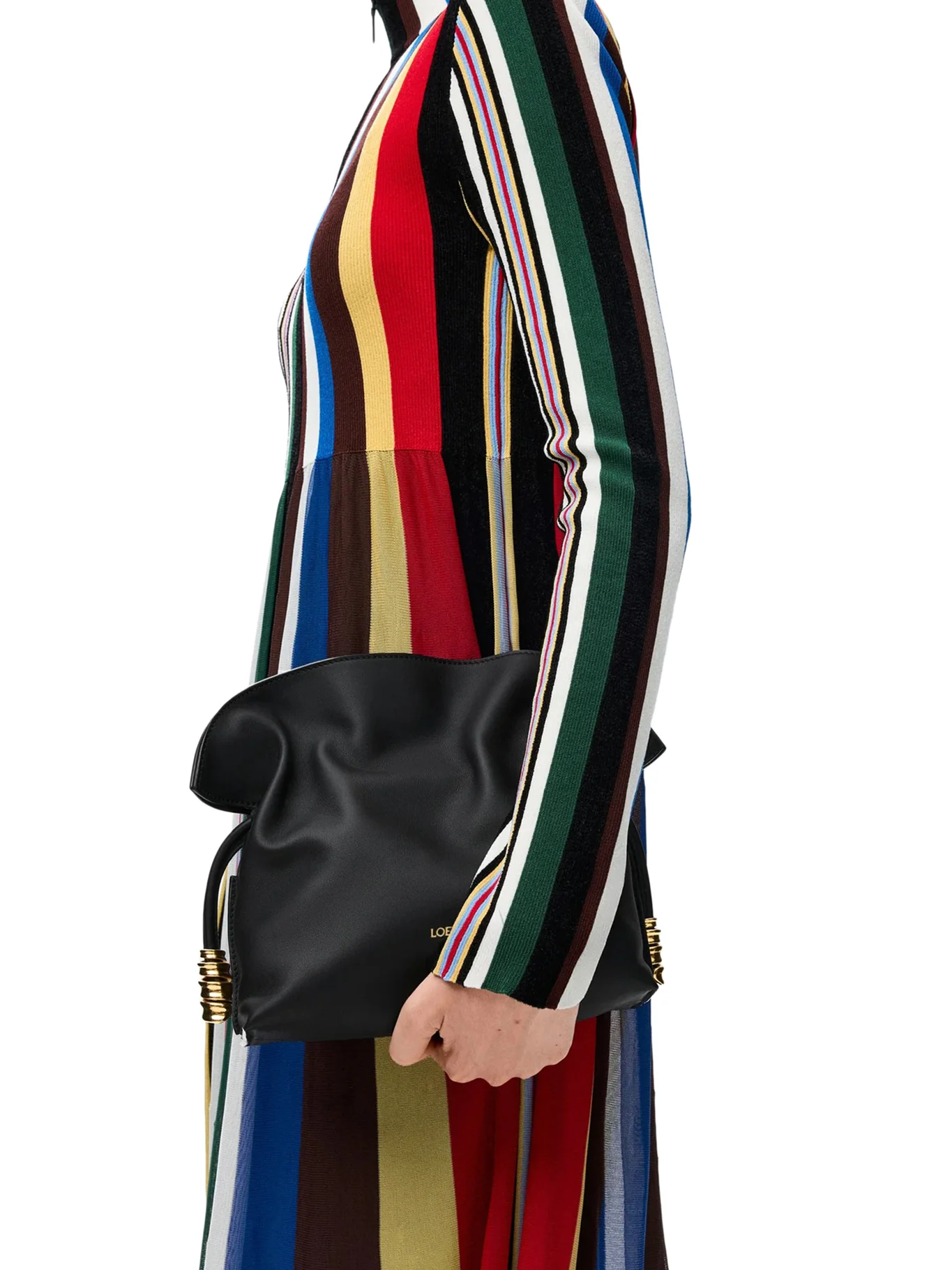 COIL FLAMENCO MINI CLUTCH BAG IN CALFSKIN NAPPA - Image 3