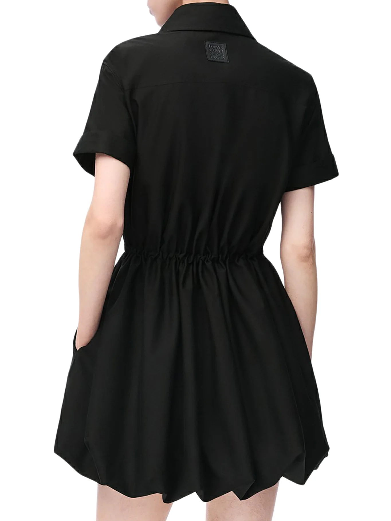 COTTON AND SILK BALLOON SKIRT DRESS - Image 4
