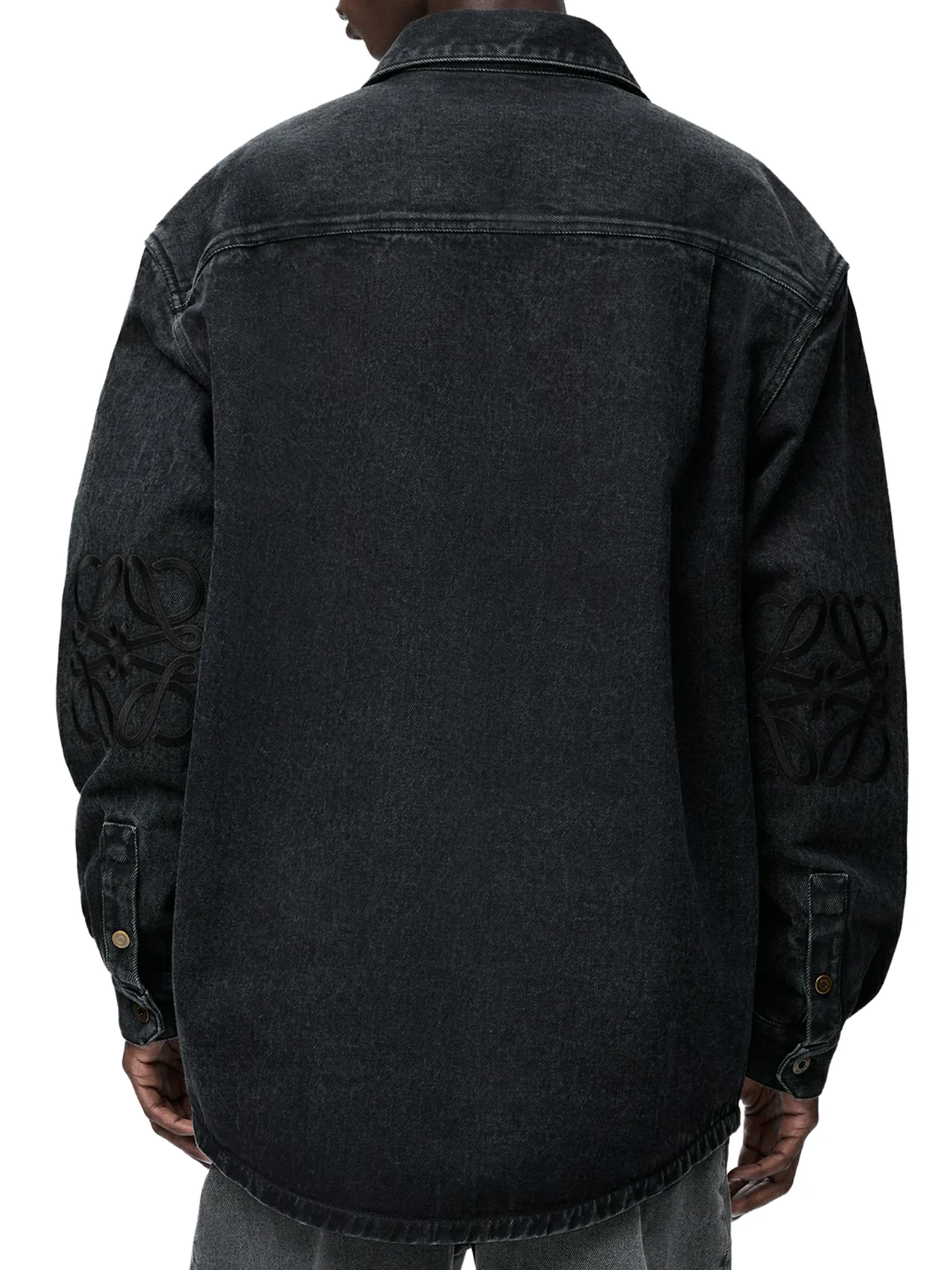 DENIM ANAGRAM OVERSHIRT - Image 4