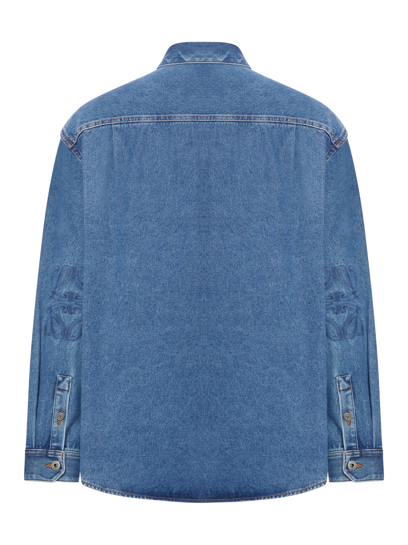 DENIM ANAGRAM OVERSHIRT - Image 2