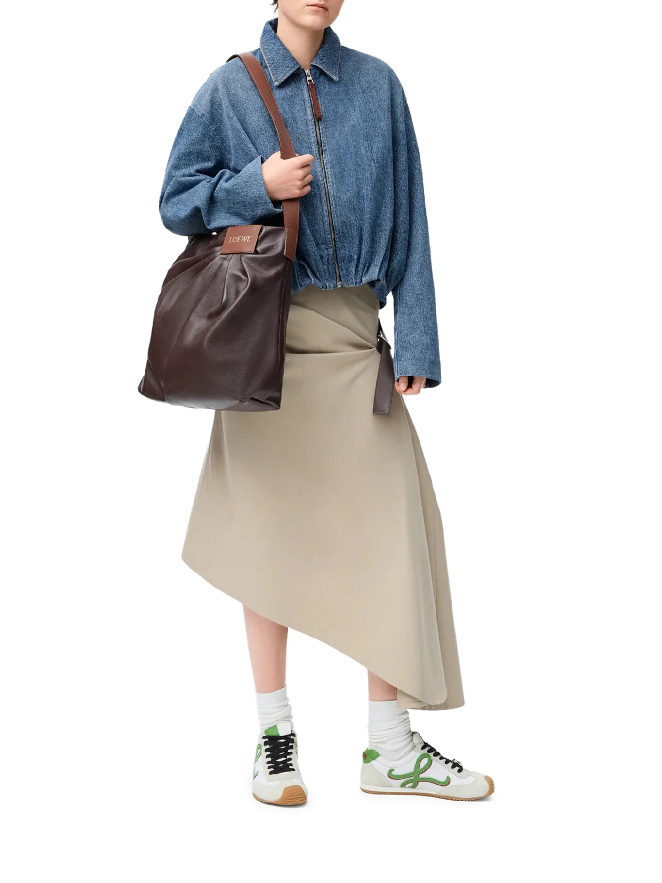 DRAPED DENIM JACKET - Image 2