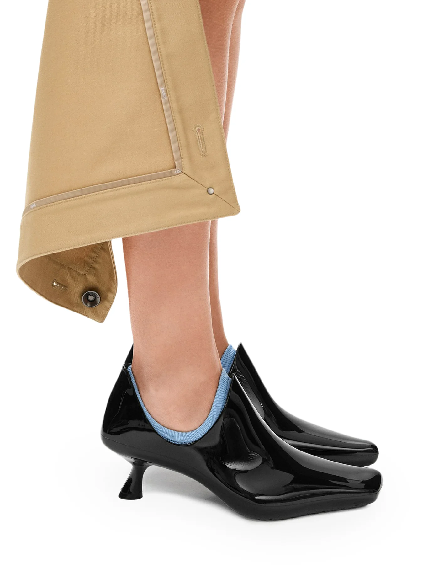 EMILY AQUA PVC ANKLE BOOTS - Image 3