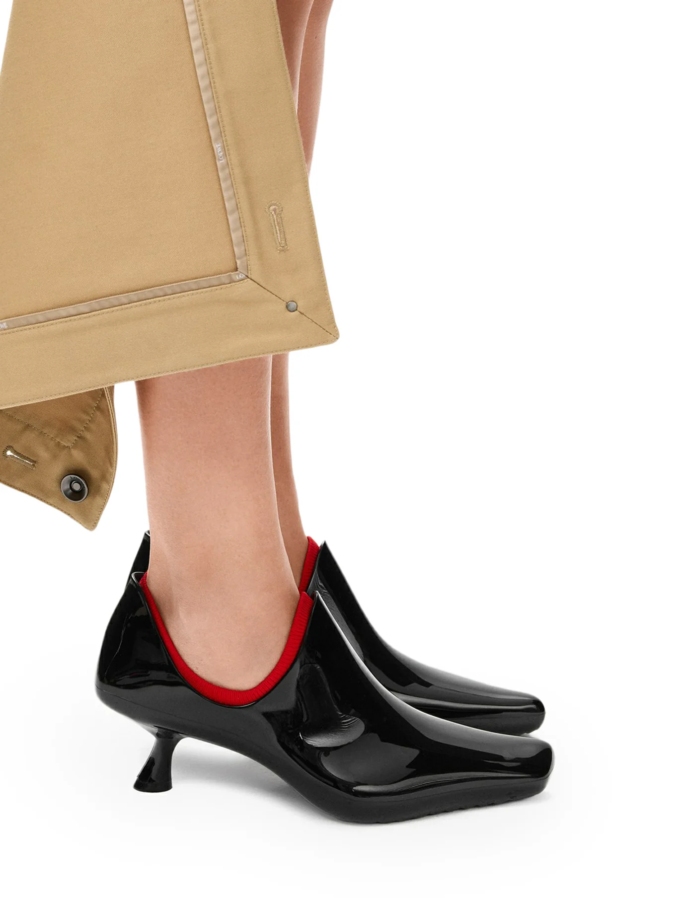 EMILY AQUA PVC ANKLE BOOTS - Image 4