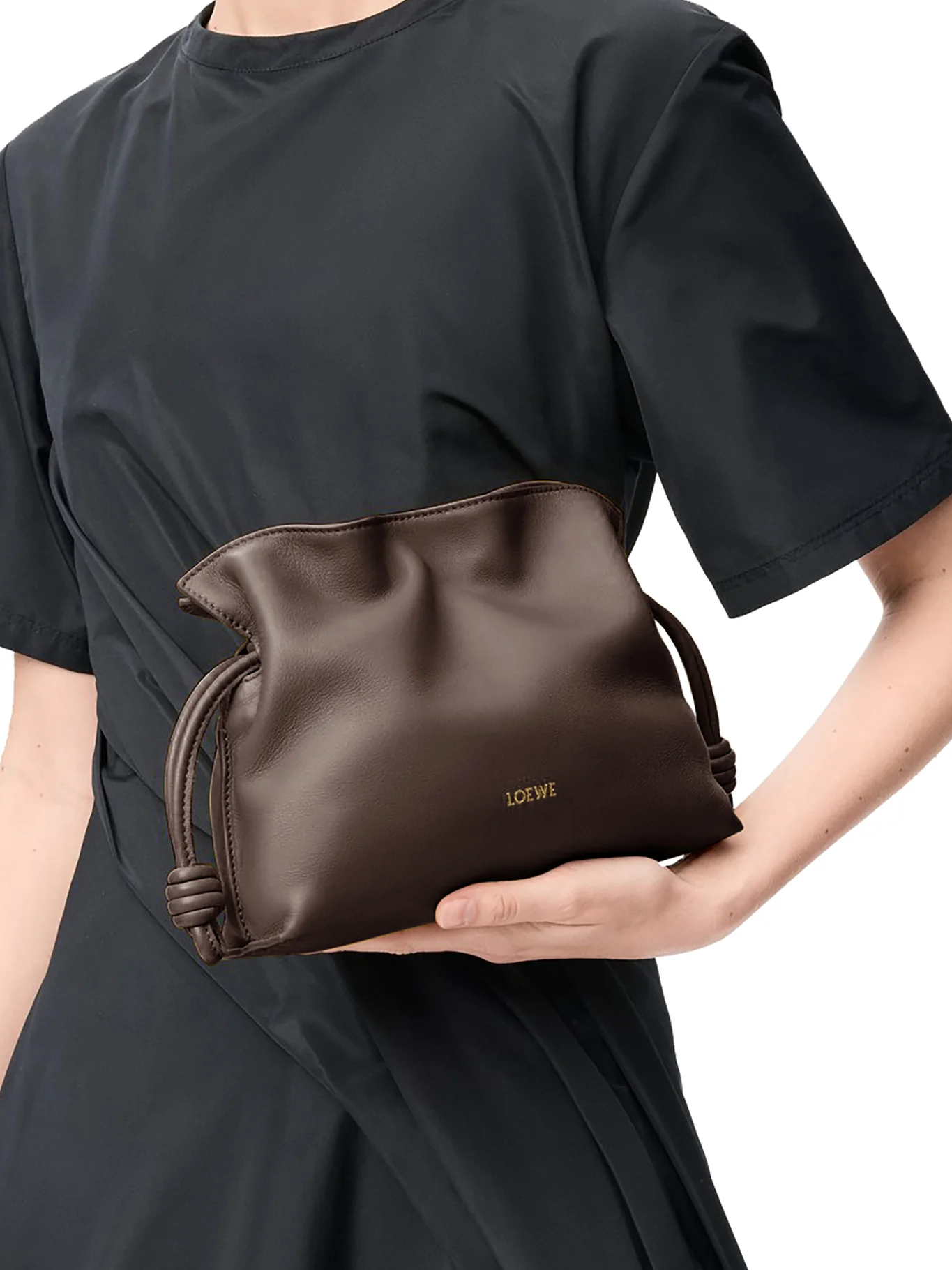 FLAMENCO CLUTCH MINI BAG IN CALFSKIN NAPPA - Image 2
