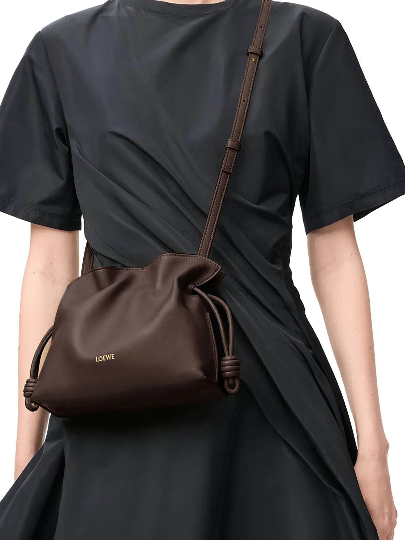 FLAMENCO CLUTCH MINI BAG IN CALFSKIN NAPPA - Image 3