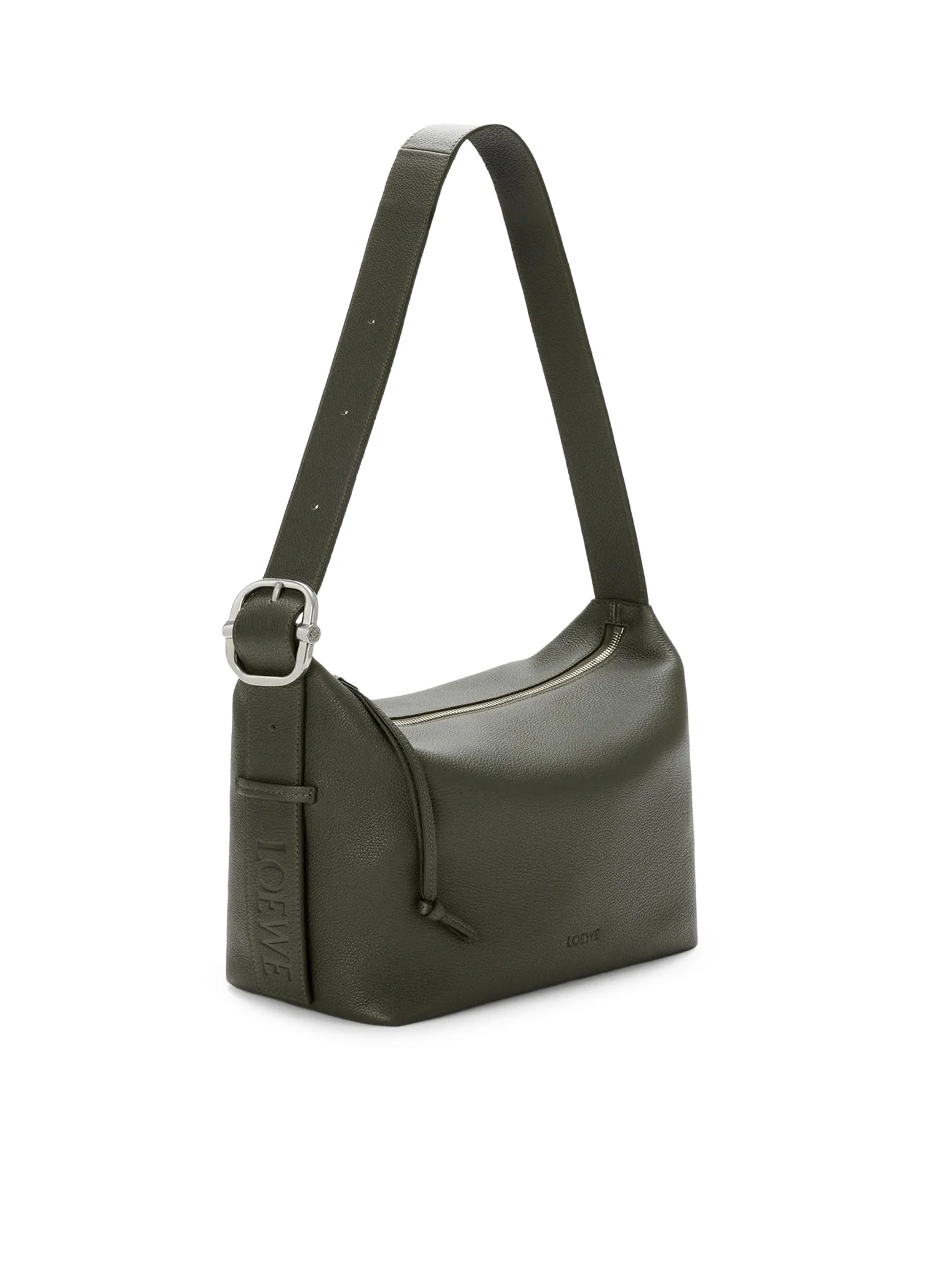 HOBO LOOP BAG IN GRAINED CALFSKIN LEATHER - Image 4