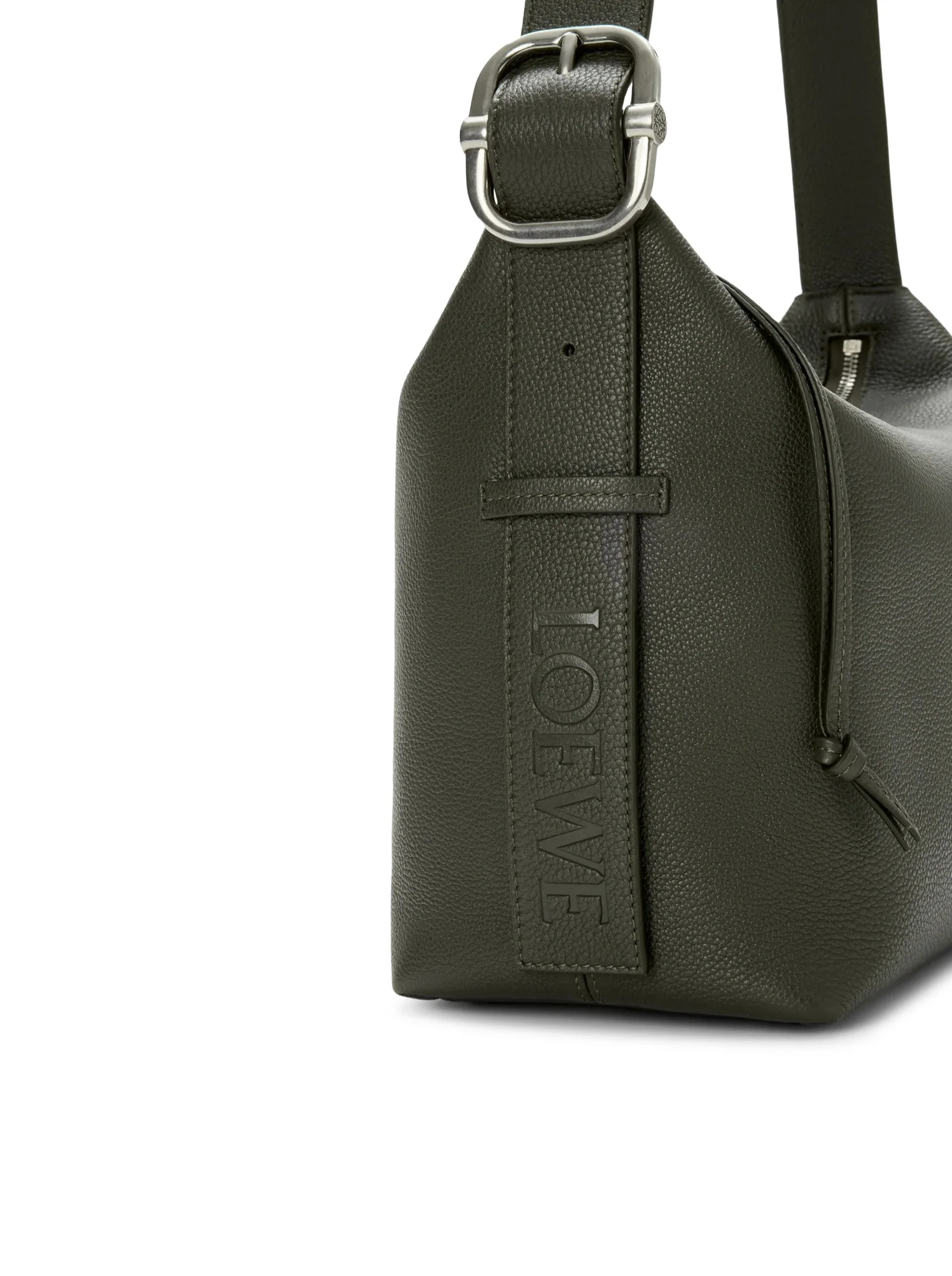 HOBO LOOP BAG IN GRAINED CALFSKIN LEATHER - Image 9