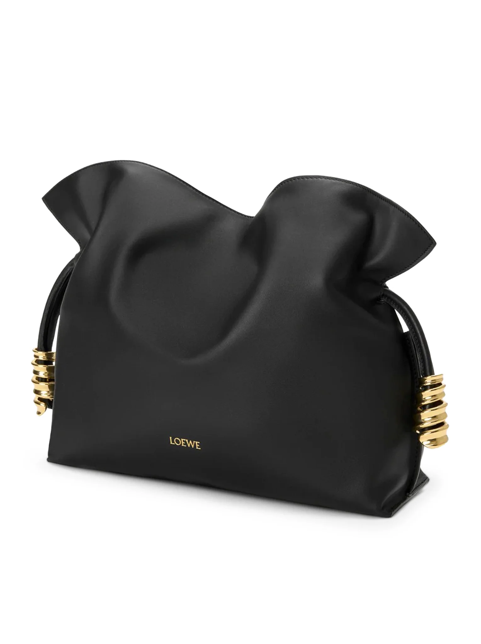 MEDIUM COIL FLAMENCO CLUTCH BAG IN CALFSKIN NAPPA - Image 5
