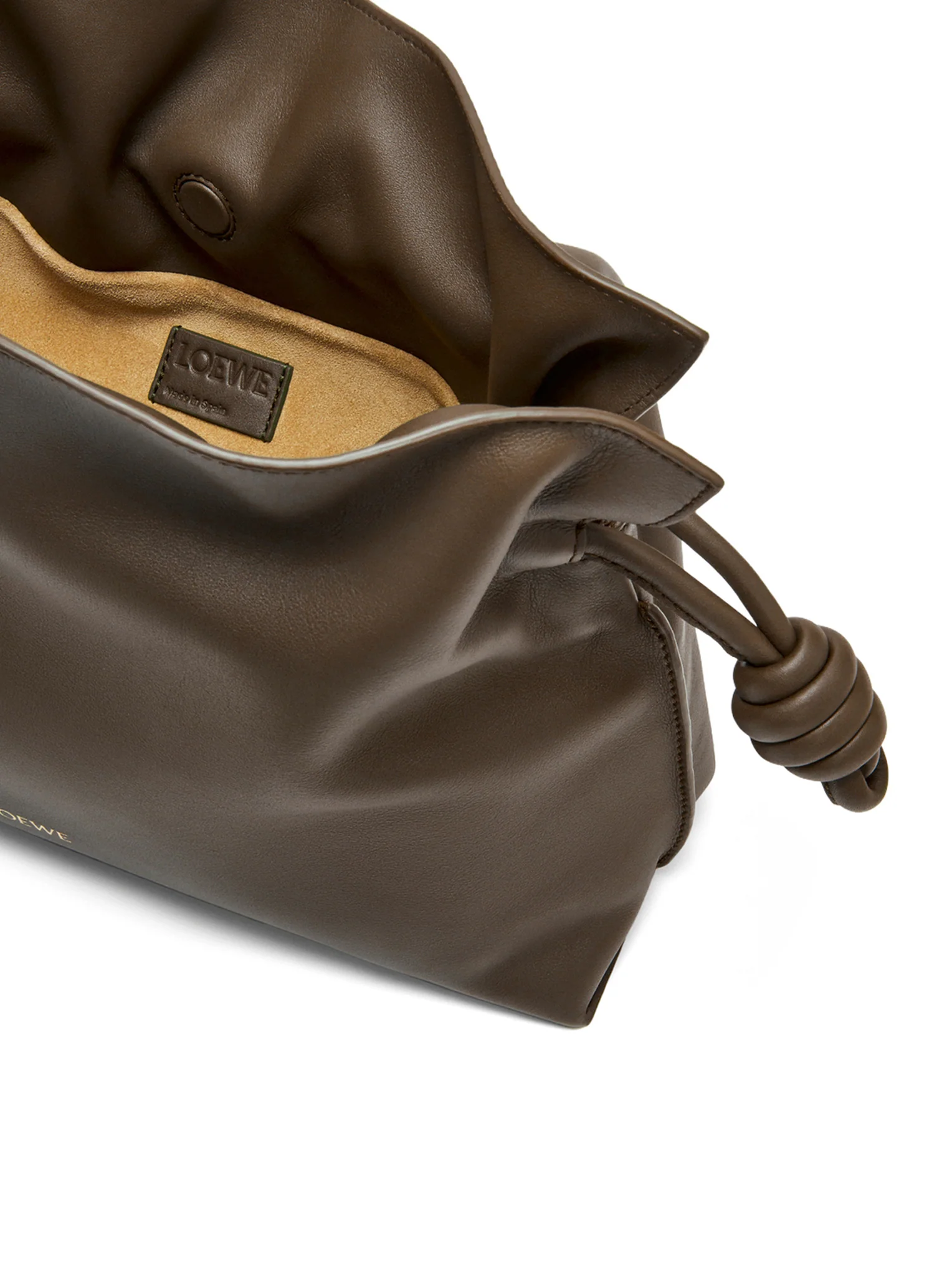 MEDIUM FLAMENCO CLUTCH BAG IN CALFSKIN NAPPA - Image 8