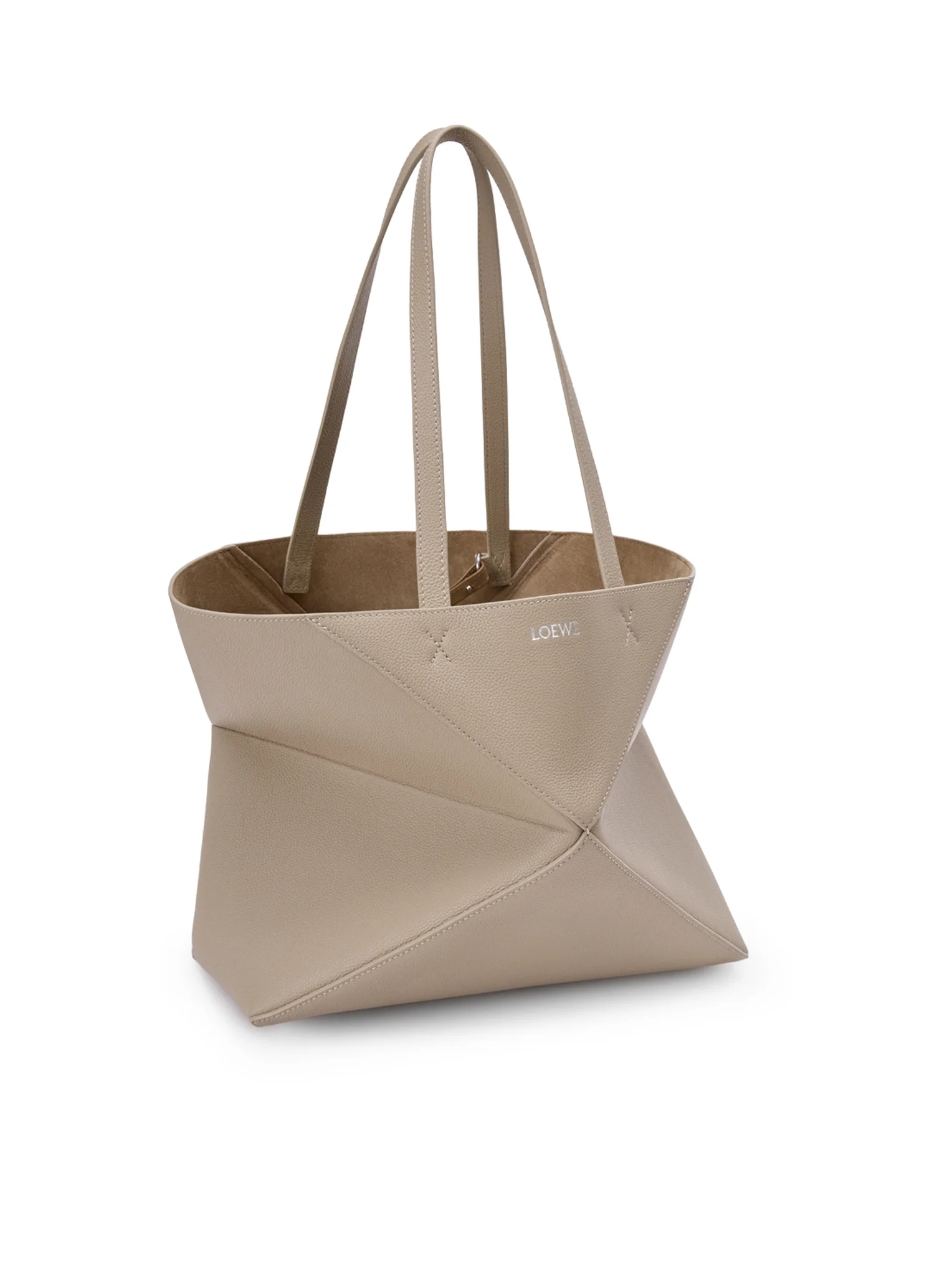 MEDIUM PUZZLE FOLD HORIZONTAL TOTE BAG IN GRAINED CALFSKIN - Image 3